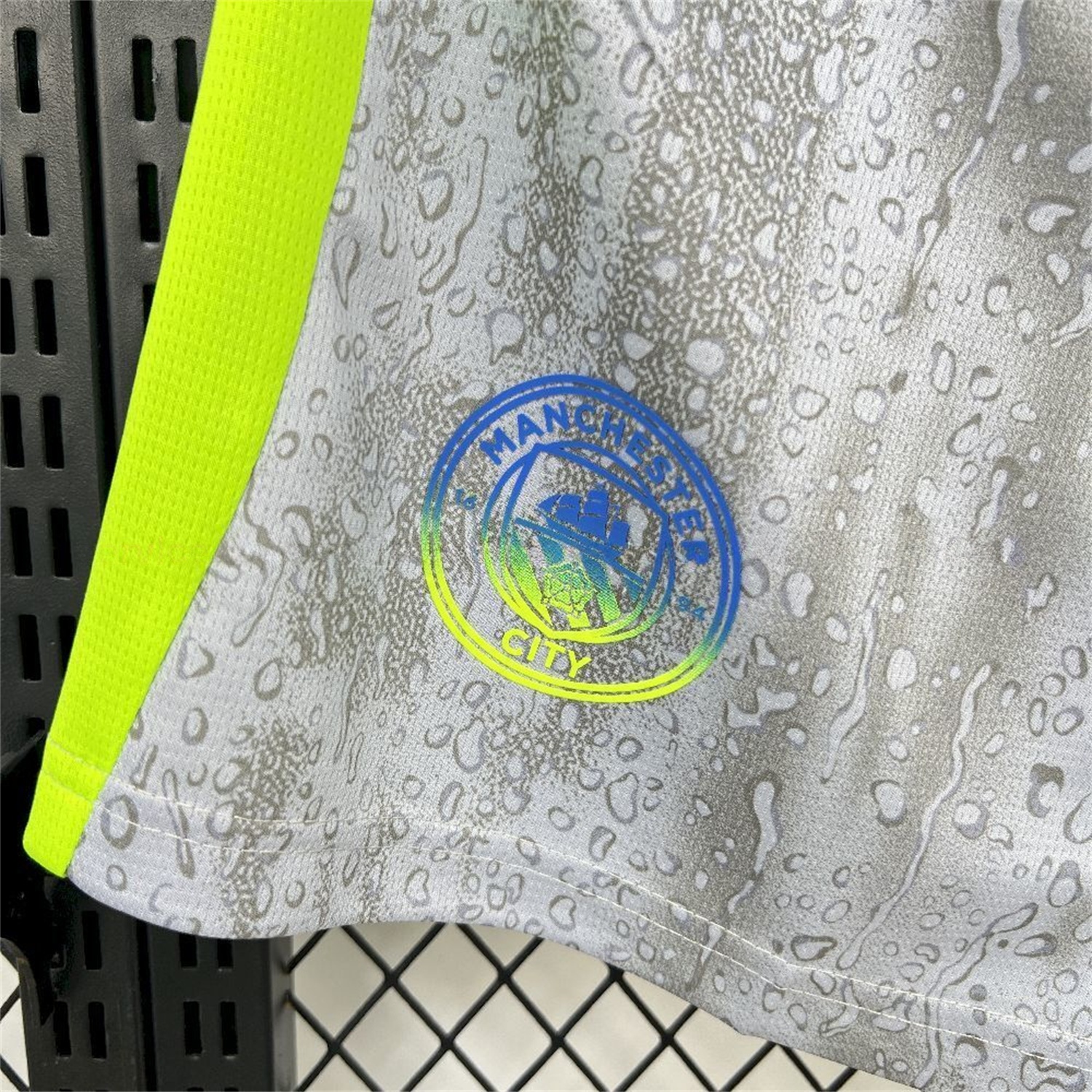 Manchester City 25-26 Third Grey Shorts - Fans Version - Unitedfutballjersey