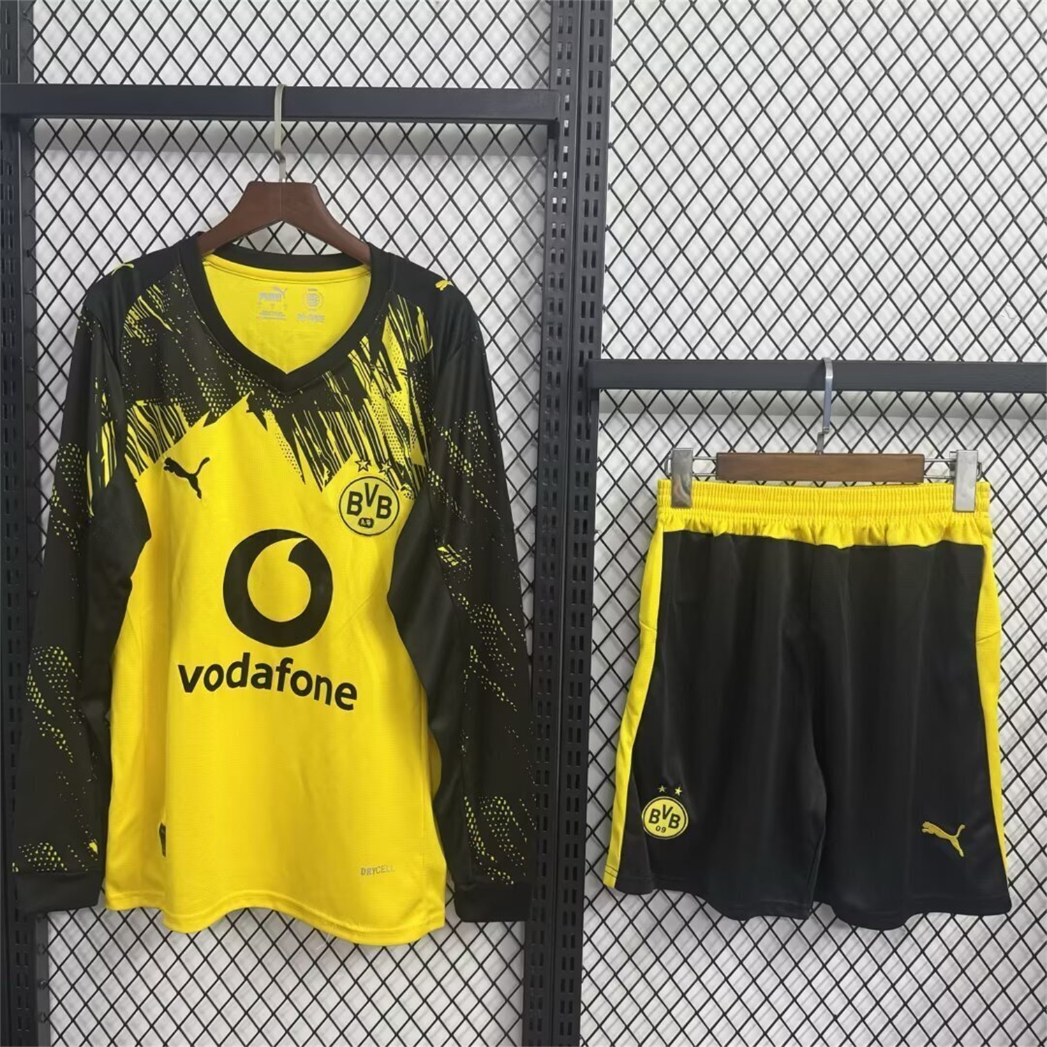 Dortmund 25-26 Home Long Sleeves Kids Kit - Unitedfutballjersey