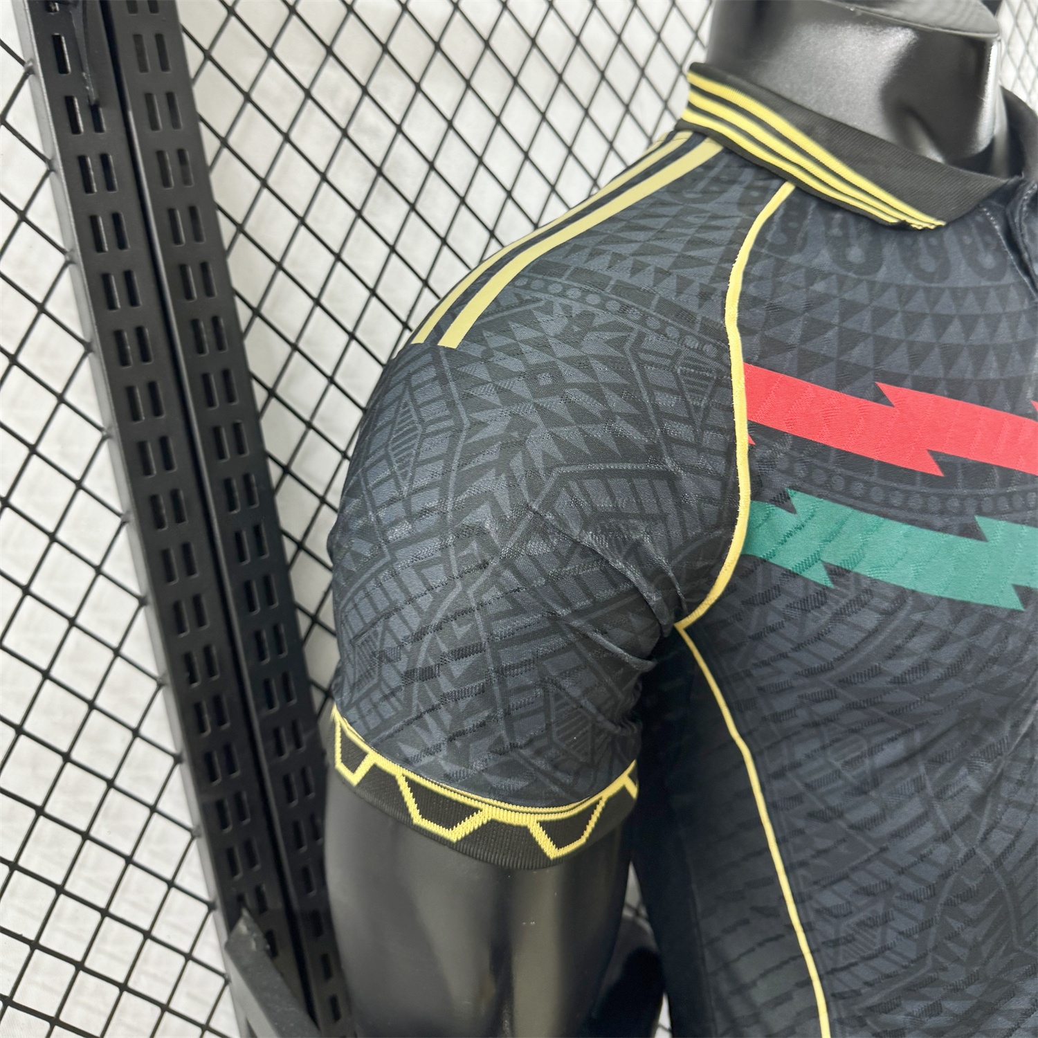 Mexico 25-26 Red And Green Chest Lines Special Jersey - Player Version - Unitedfutballjersey