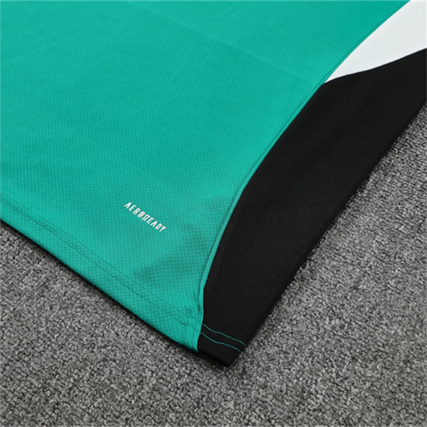 Arsenal 25-26 Kids Short-Sleeve Training Set - Green Top & Black Shorts - Unitedfutballjersey