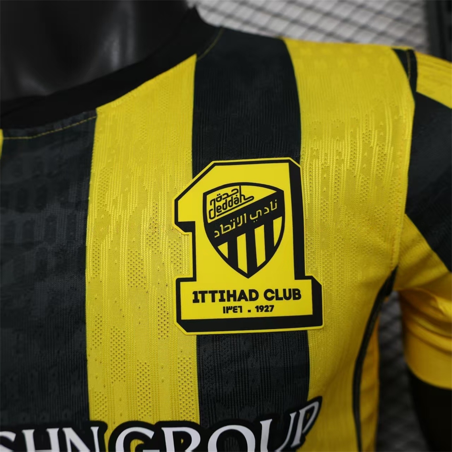 Al Ittihad Jeddah United 25-26 Home Yellow New Sponsors Jersey - Player Version - Unitedfutballjersey