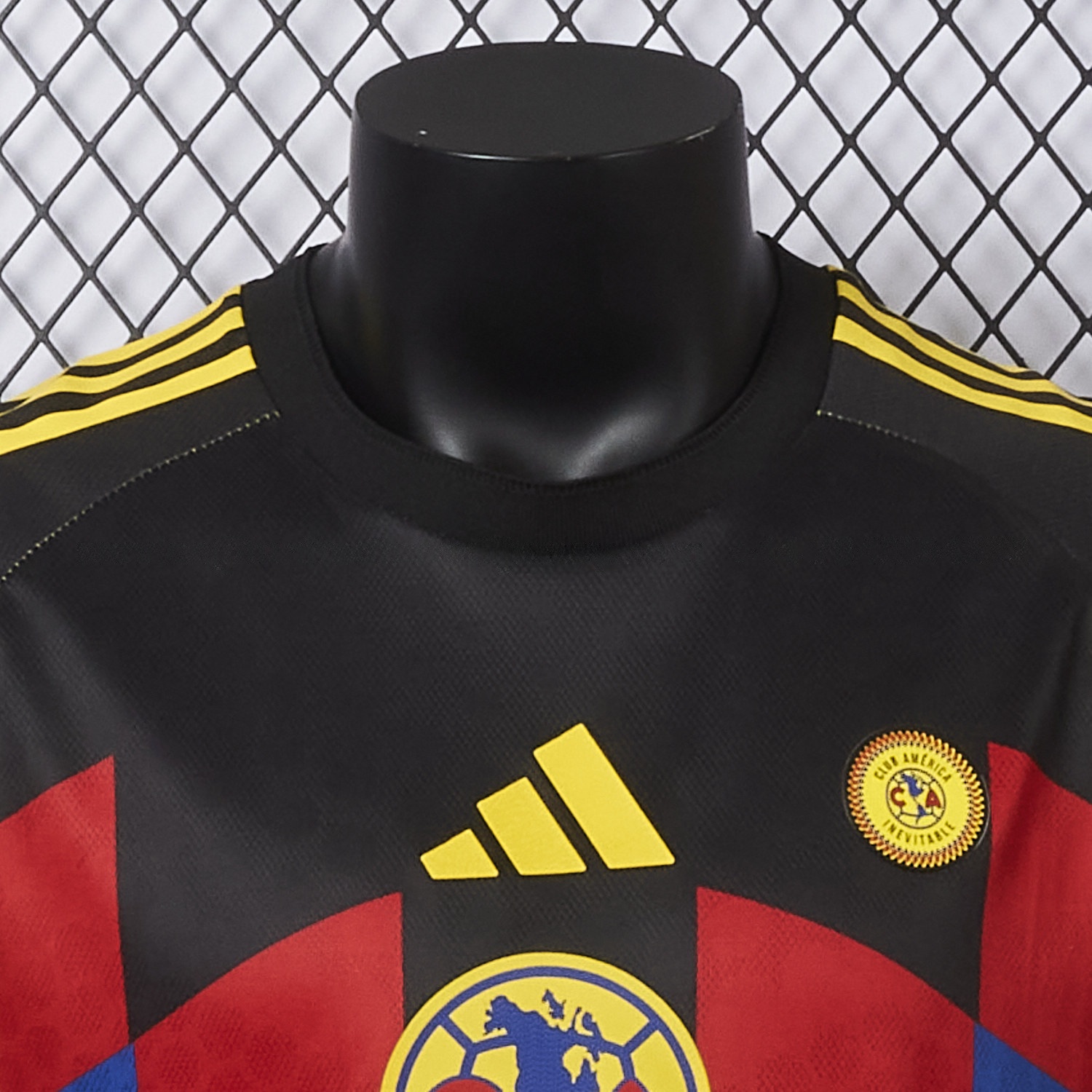 【Three-color Font】Club América 25-26 Home Yellow Jersey - Player Version - Unitedfutballjersey