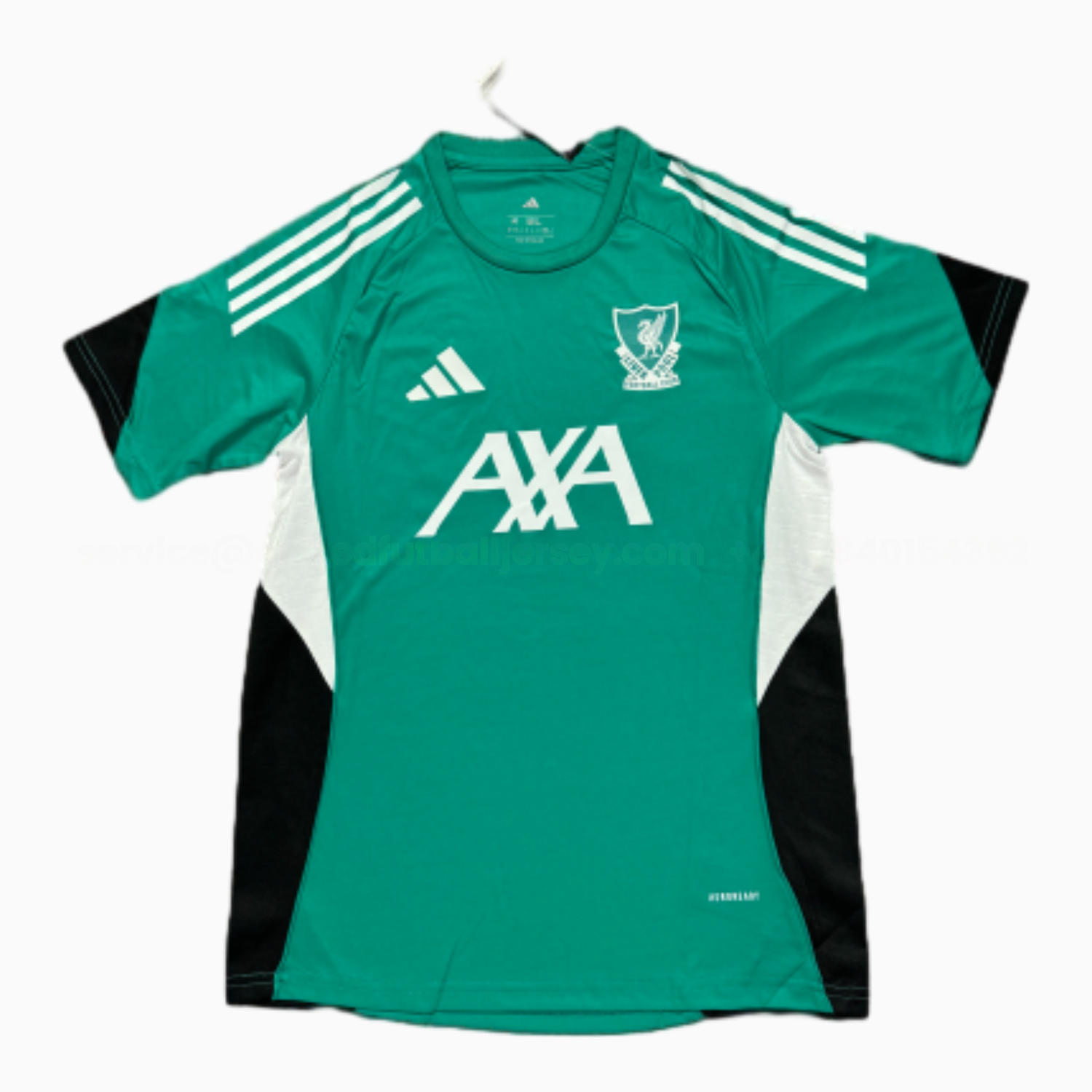 Liver.pool 25-26 AXA Green Training Jersey - Fans Version - Unitedfutballjersey