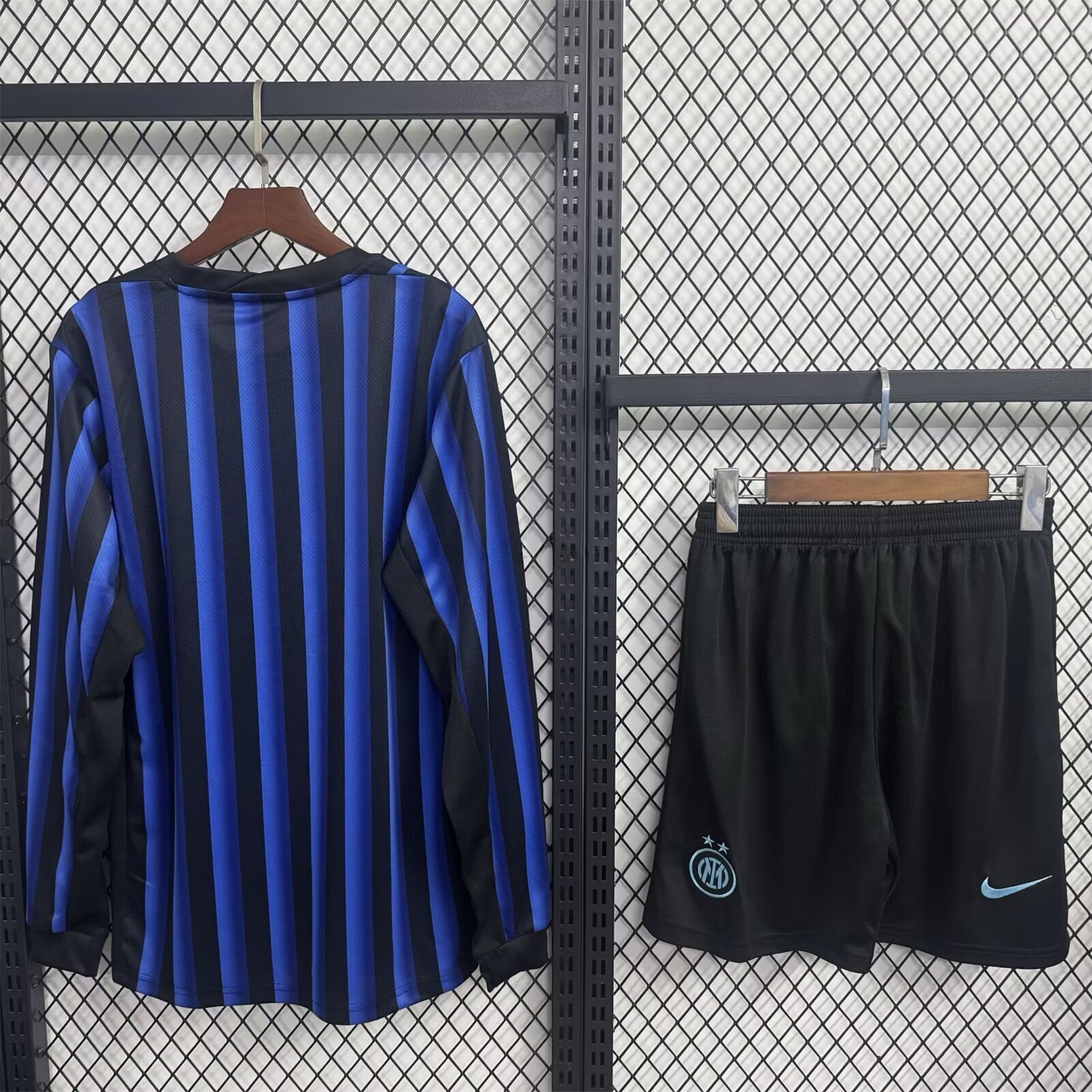 Inter Milan 25-26 Home Long Sleeves Kids Kit - Unitedfutballjersey