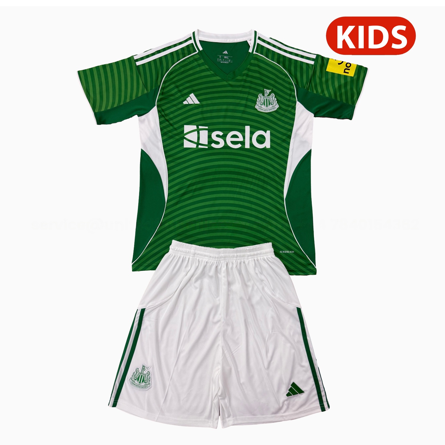 Newcastle United 25-26 Away Kids Kit - Unitedfutballjersey