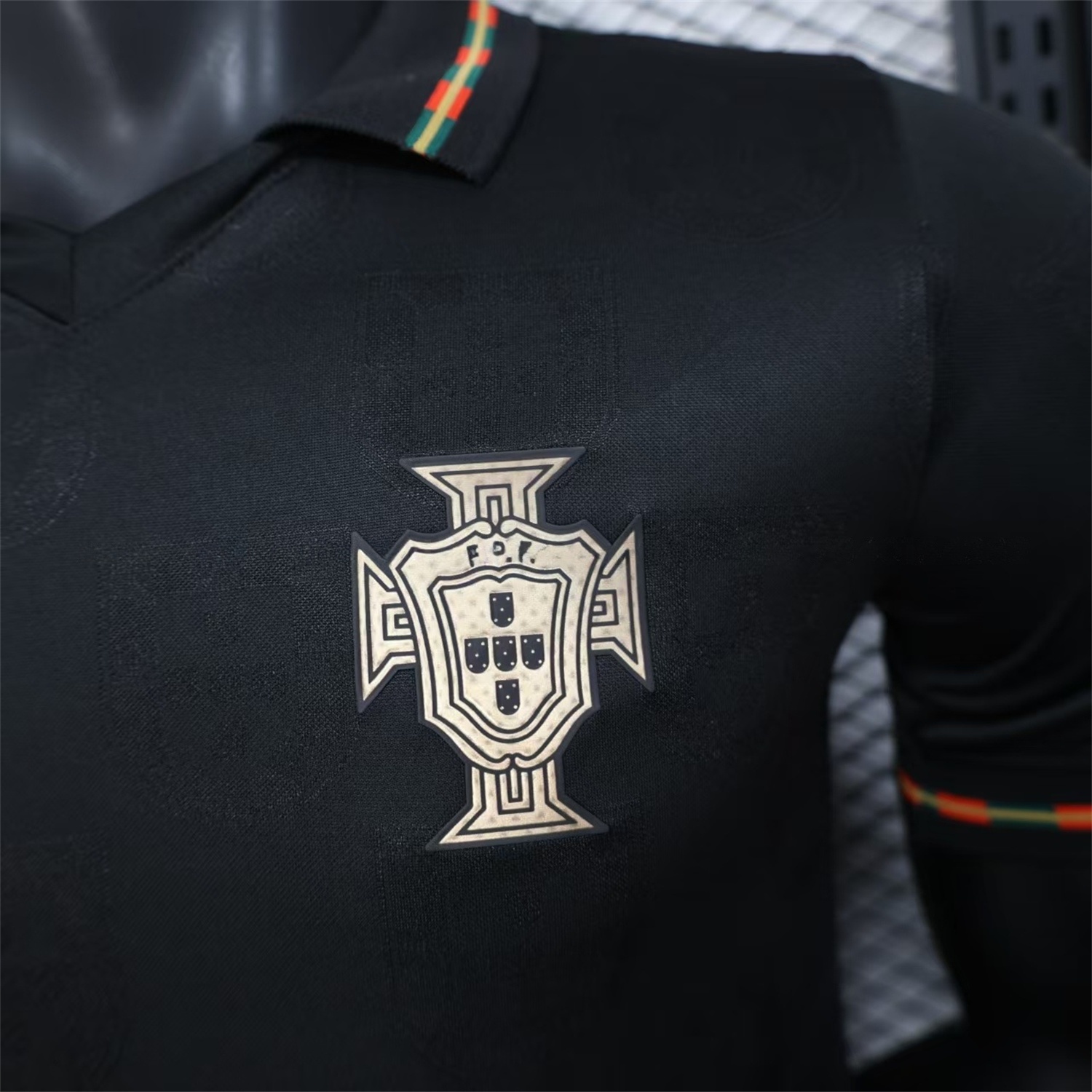 Portugal 2026 Away Black Jersey (Leaked Version) - Player Version - Unitedfutballjersey