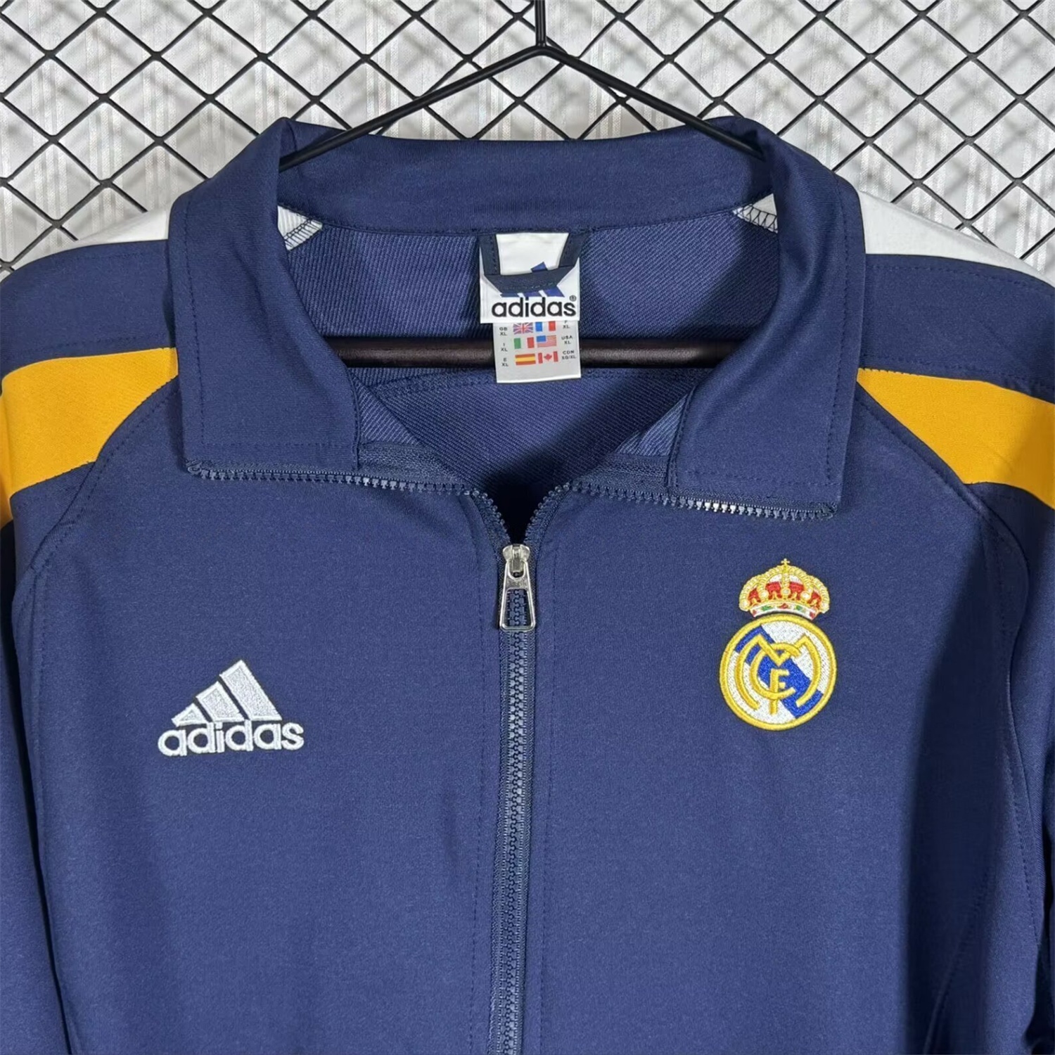 Real Madrid 25-26 Windbreaker Jacket - Blue And Yellow - Unitedfutballjersey