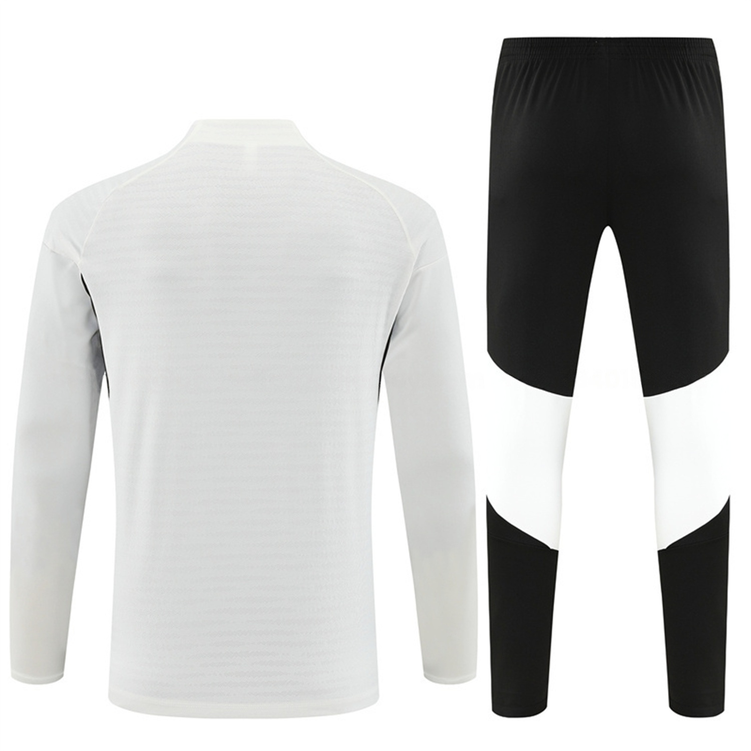 Liver.pool 25-26 Long Sleeve Training Set - Player Version - White Top & Black Pants - Unitedfutballjersey