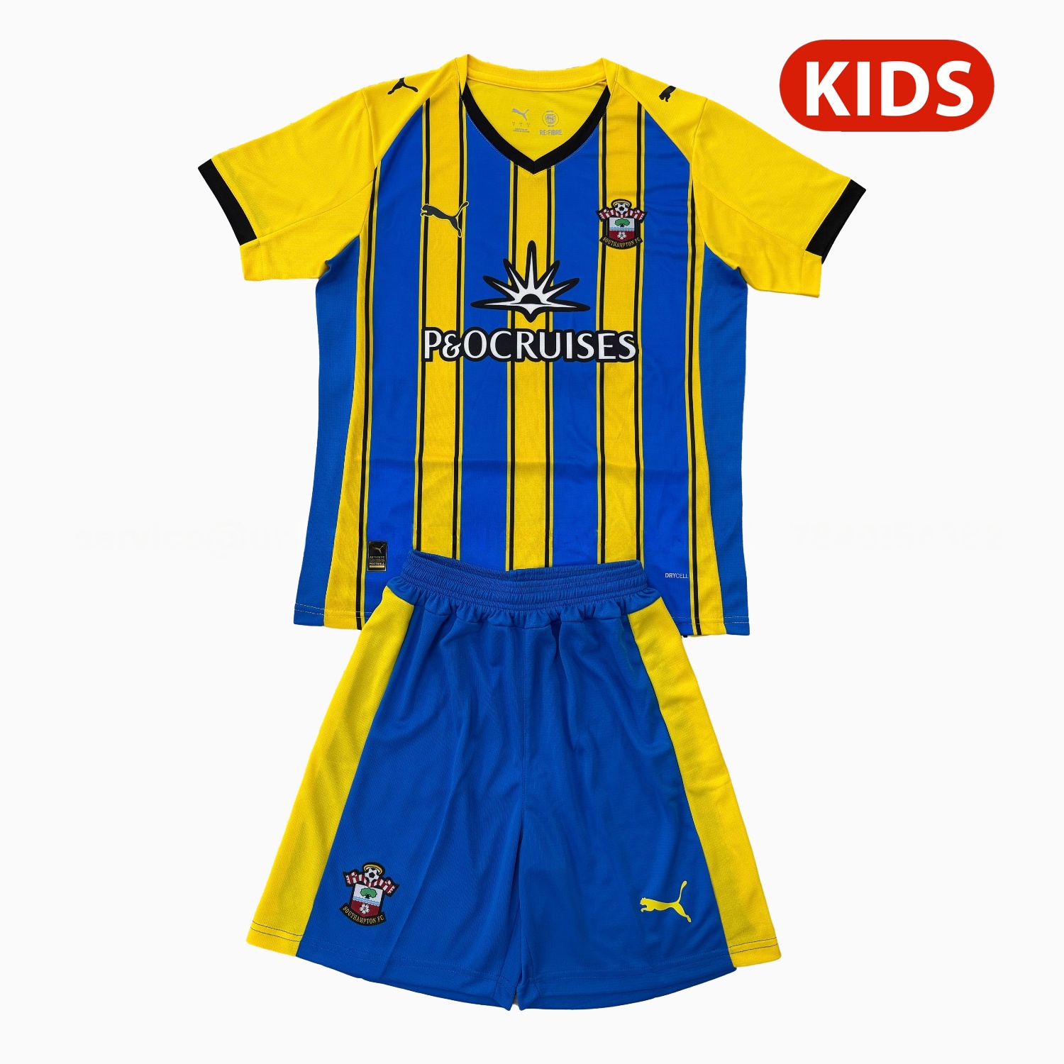 Southampton 25-26 Away Kids Kit - Unitedfutballjersey
