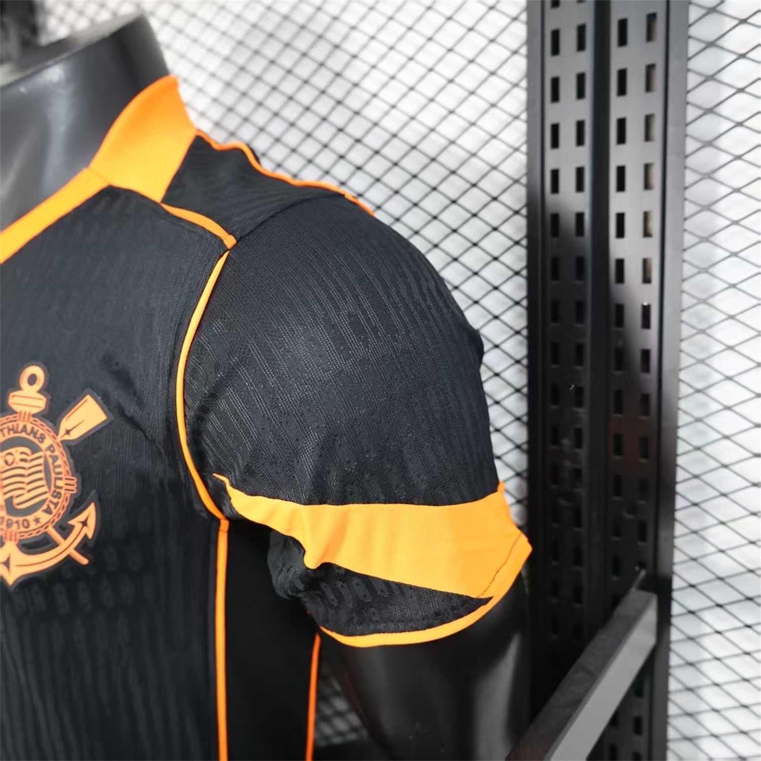 Corinthians 25-26 Third Black Jersey - Player Version - Unitedfutballjersey