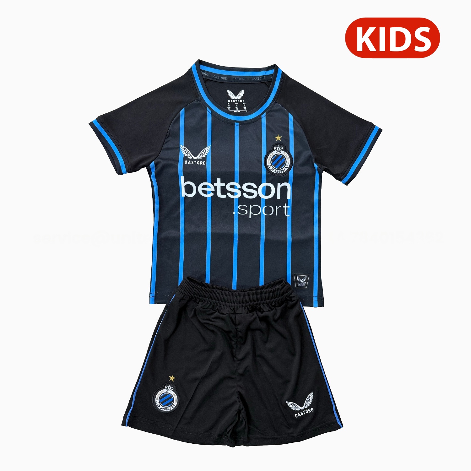 Club Brugge 25-26 Home Kids Kit - Unitedfutballjersey