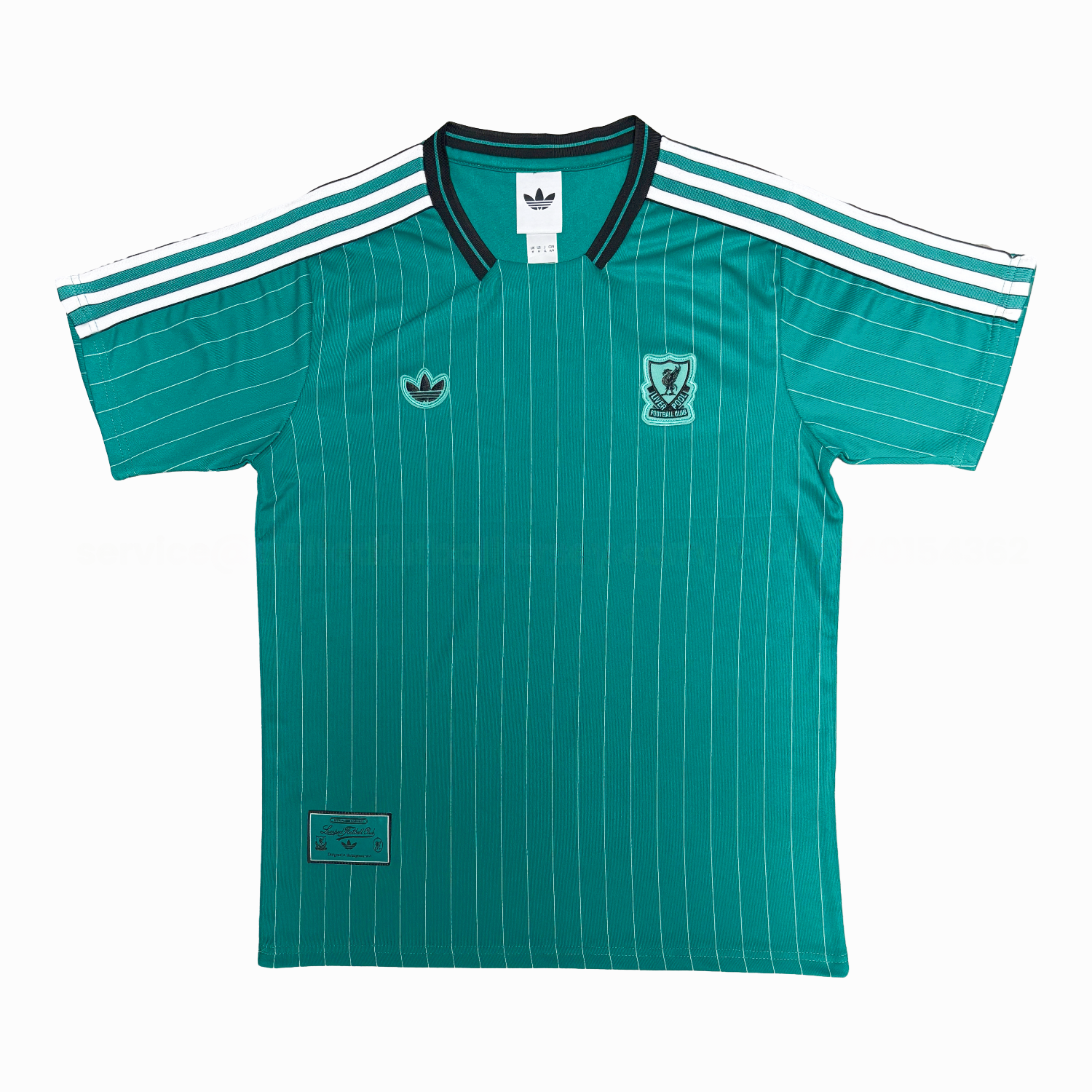 Liver.pool 25-26 Icon Range Travel Special Edition Cyan Jersey - Fans Version - Unitedfutballjersey