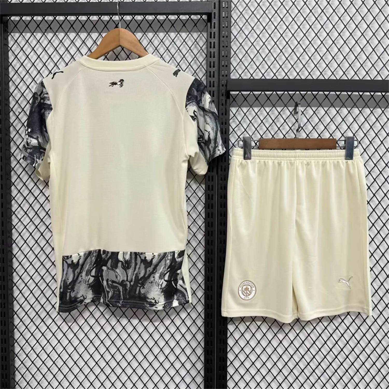 Manchester City 25-26 Year of the Horse Ink Painting Special Kids Kit - Unitedfutballjersey