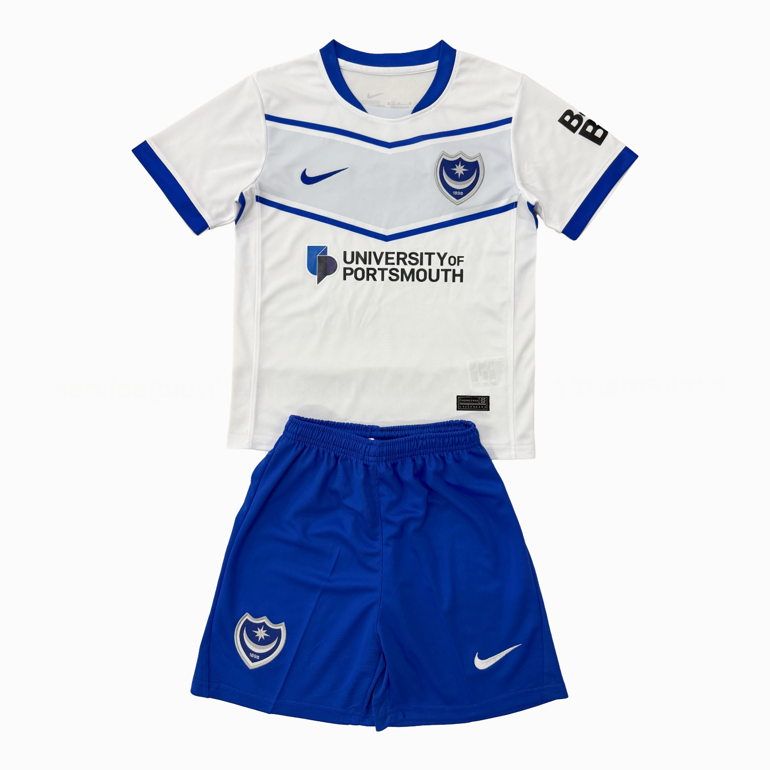 Portsmouth 25-26 Away Kids Kit - Unitedfutballjersey