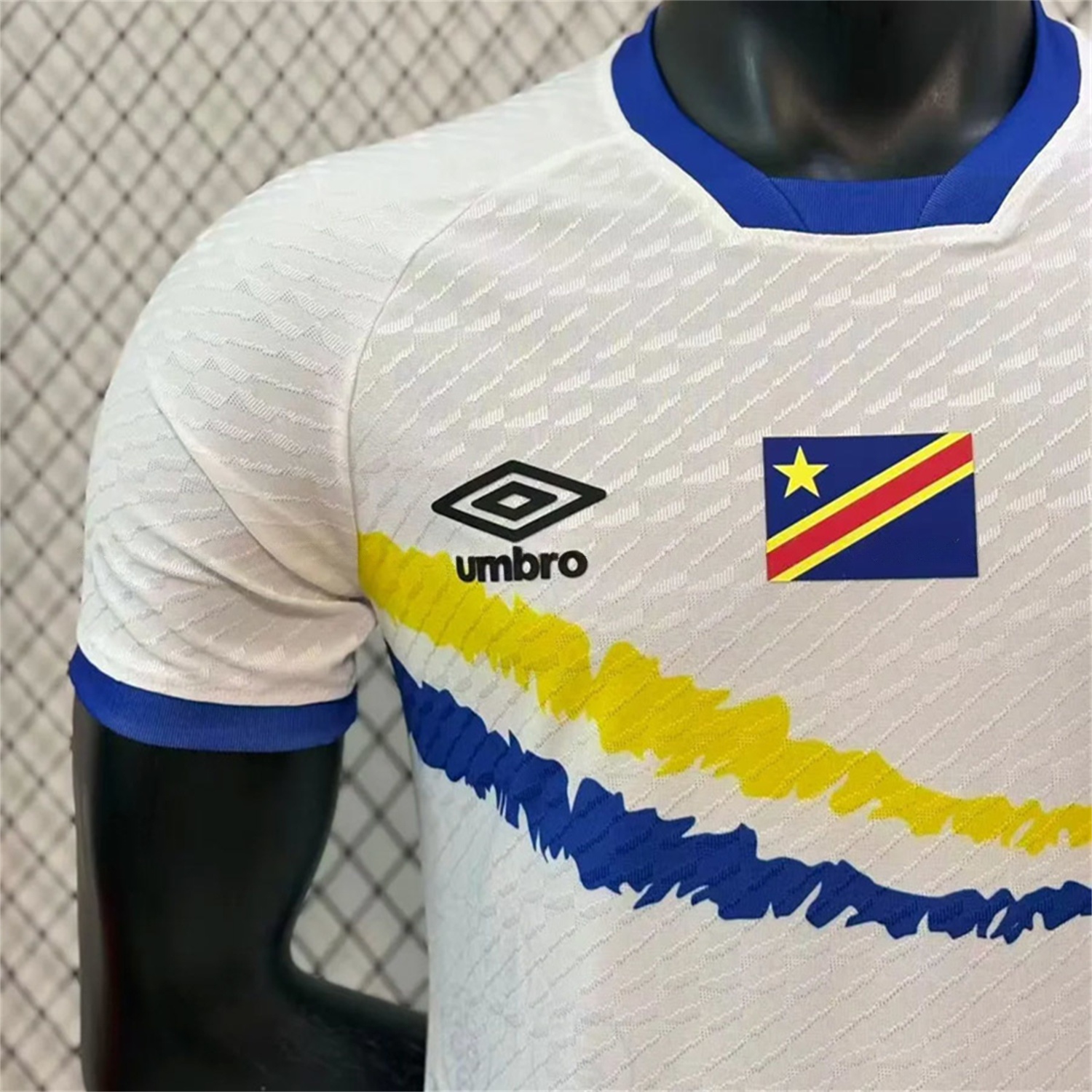Retro Congo 2023 Away White Jersey - Player Version - Unitedfutballjersey