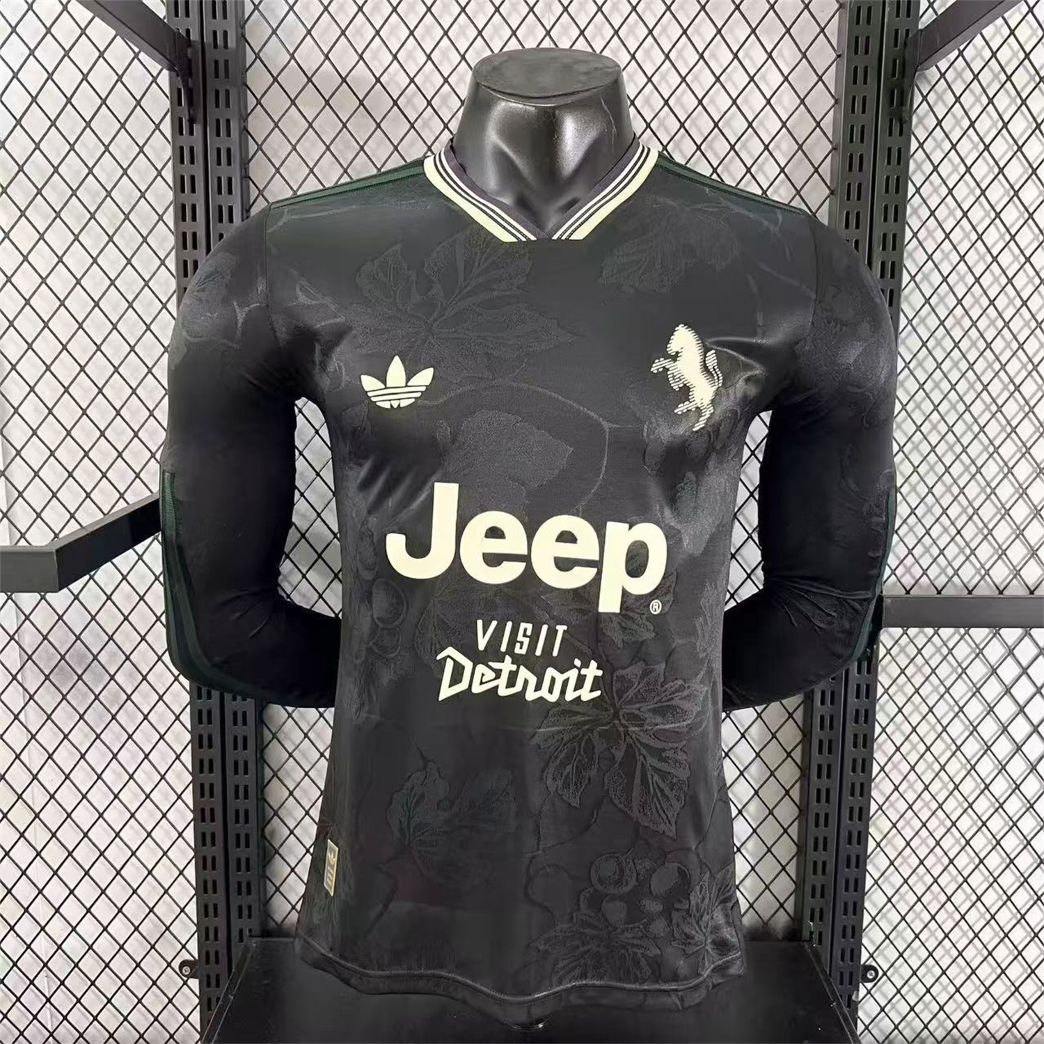 Juventus 25-26 Third Black Long Sleeves Jersey - Player Version - Unitedfutballjersey
