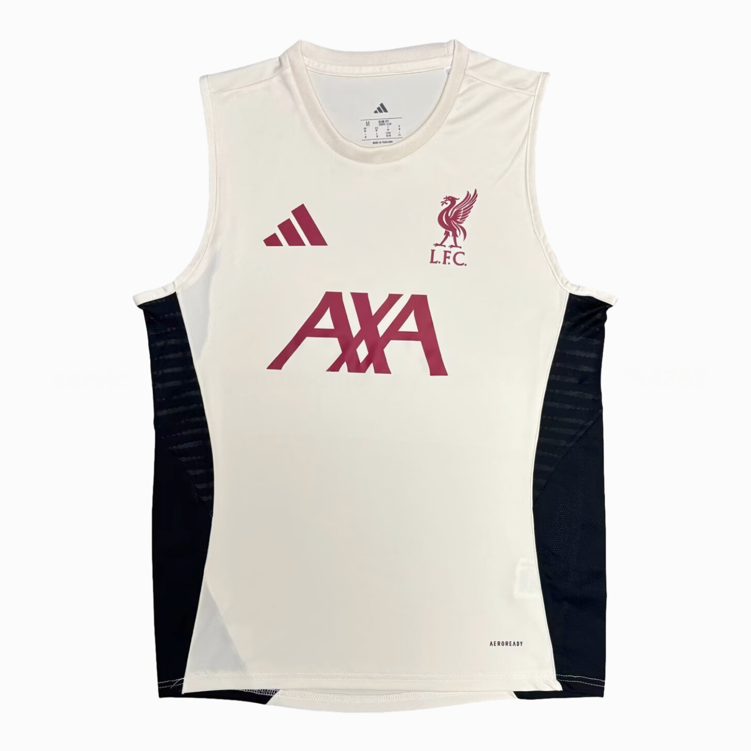 Liver.pool 25-26 White Training Vest - Fans Version - Unitedfutballjersey