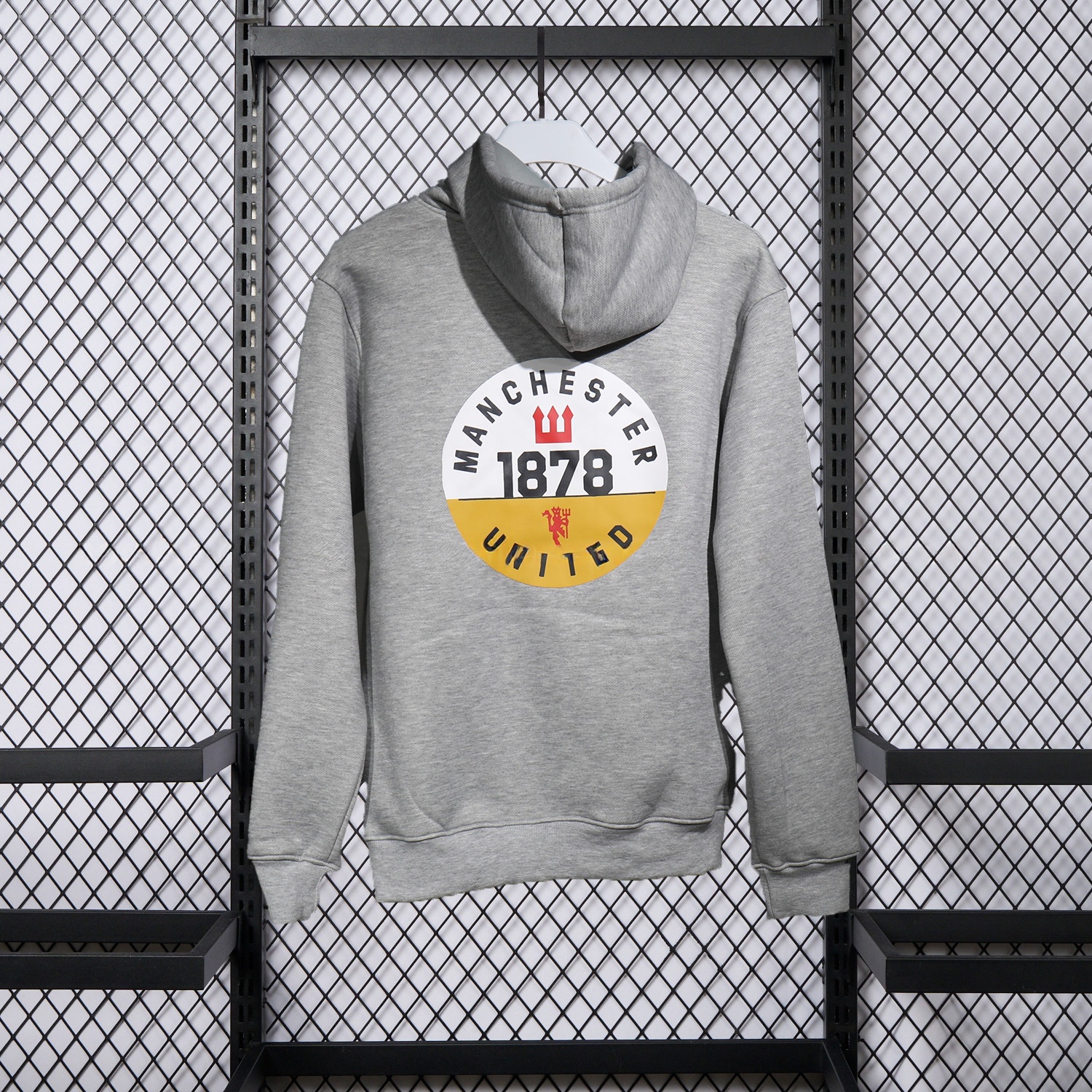 Manchester United 25-26 Pure Color Training Set - Grey Top and Grey Pants - Unitedfutballjersey