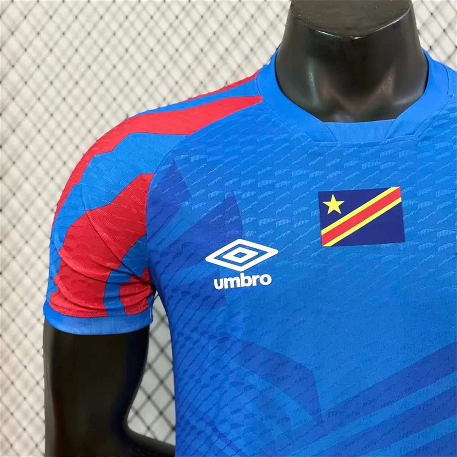Retro Congo 2023 Home Blue Jersey - Player Version - Unitedfutballjersey