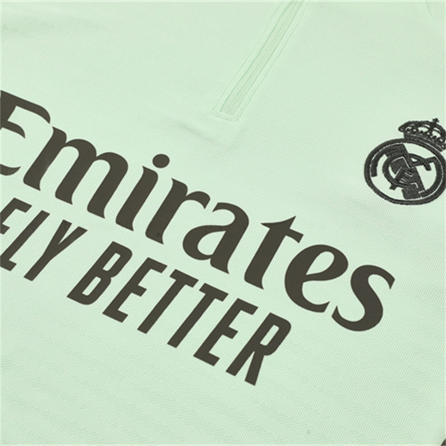 Real Madrid 25-26 Long Sleeve Training Set - Player Version - Light Green Top and Khaki Pants - Unitedfutballjersey