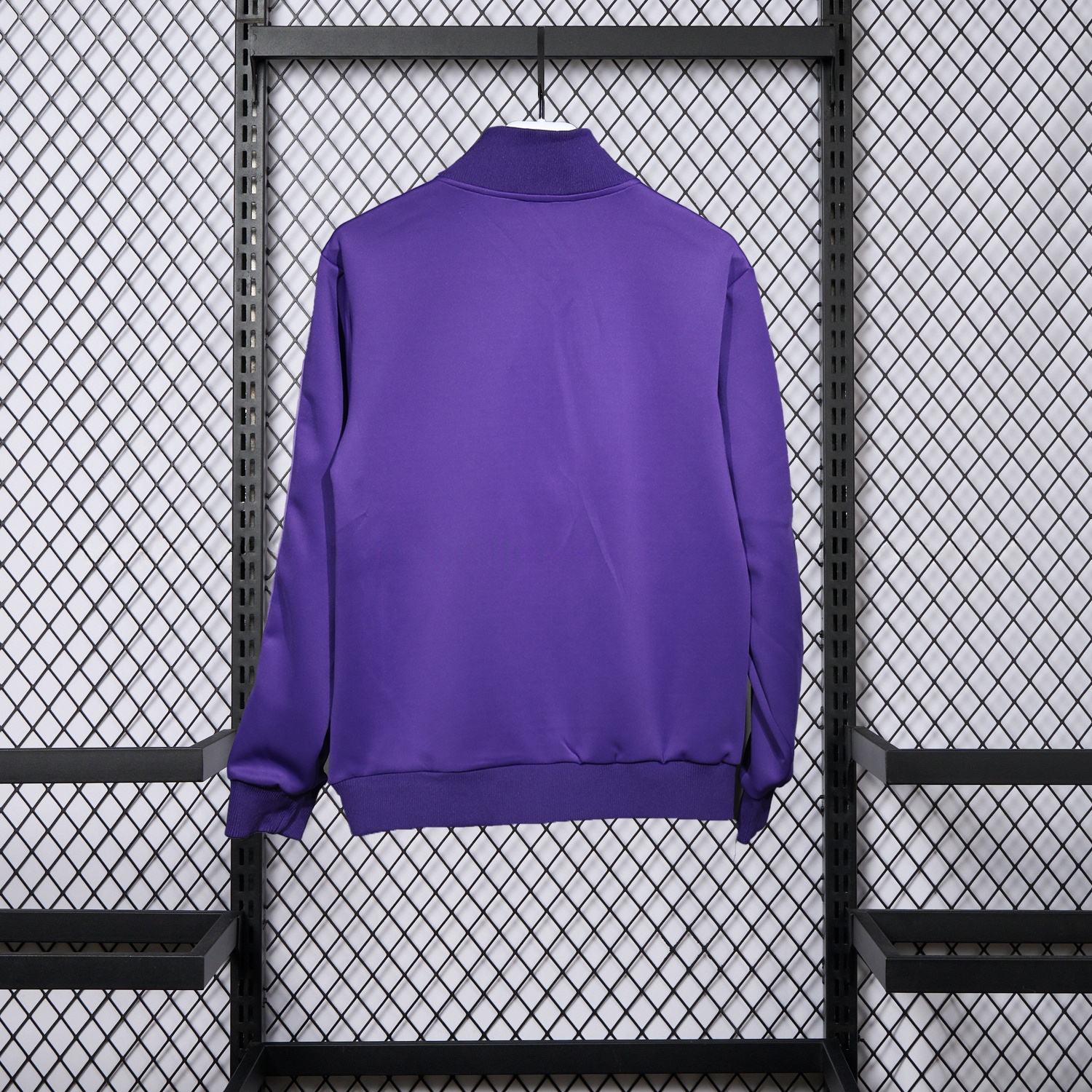 Real Madrid 25-26 White Lines Training Set - Purple Top and Purple Pants - Unitedfutballjersey