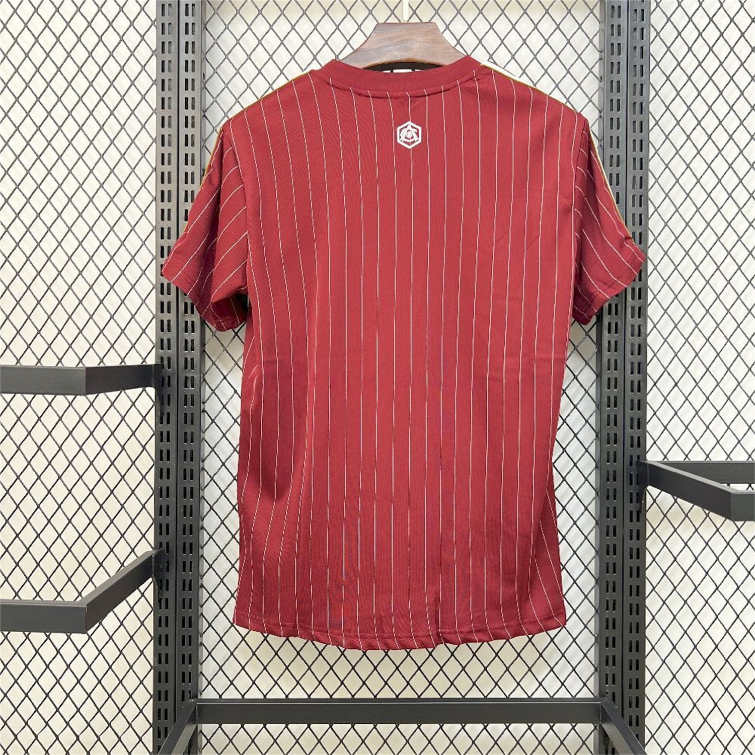 Arsenal 25-26 Trefoil White Lines Red Travel Jersey - Fans Version - Unitedfutballjersey