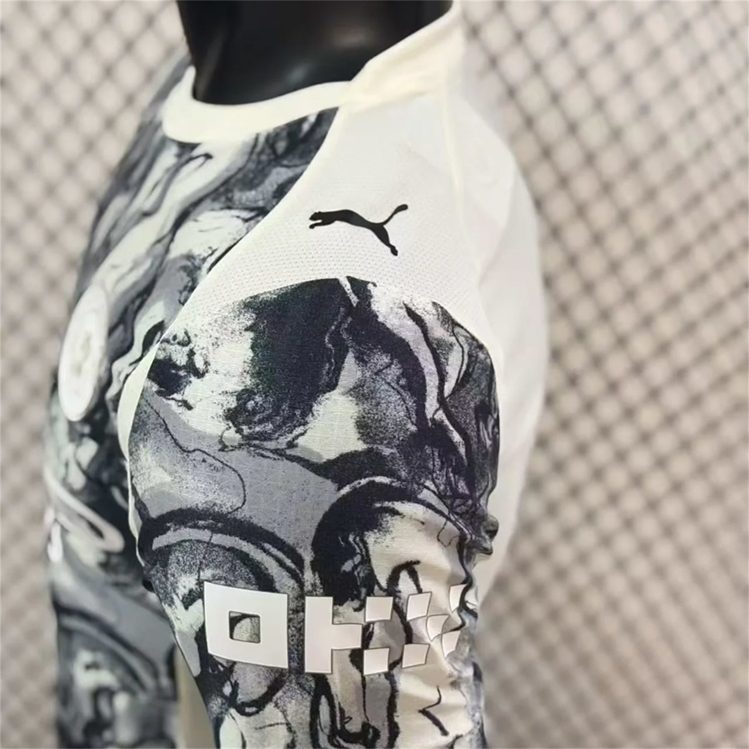 Manchester City 25-26 Year of the Horse Ink Painting Special Jersey - Player Version - Unitedfutballjersey