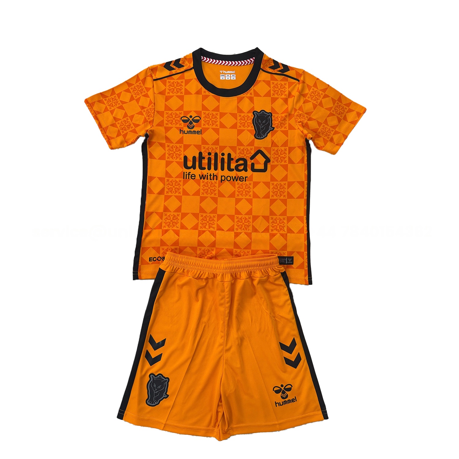 Sunderland 25-26 Orange Goalkeeper Kids Kit - Unitedfutballjersey