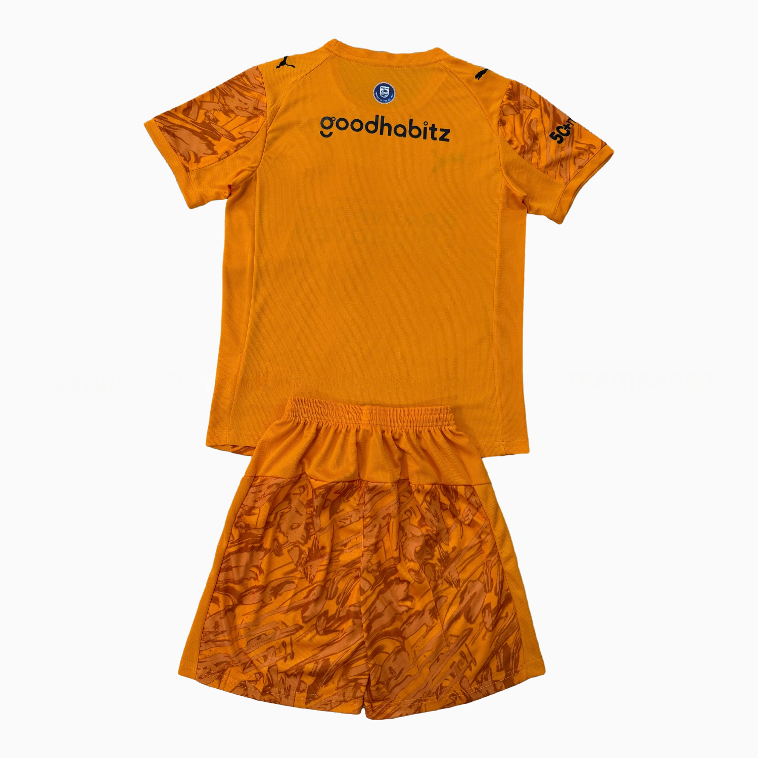 PSV Eindhoven 25-26 Orange Goalkeeper Men's Adult Jersey Set - Fans Version - Unitedfutballjersey