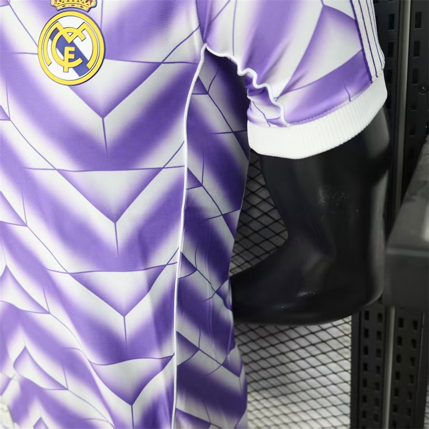 Real Madrid 25-26 Refracted Purple Light White Special Jersey - Player Version - Unitedfutballjersey