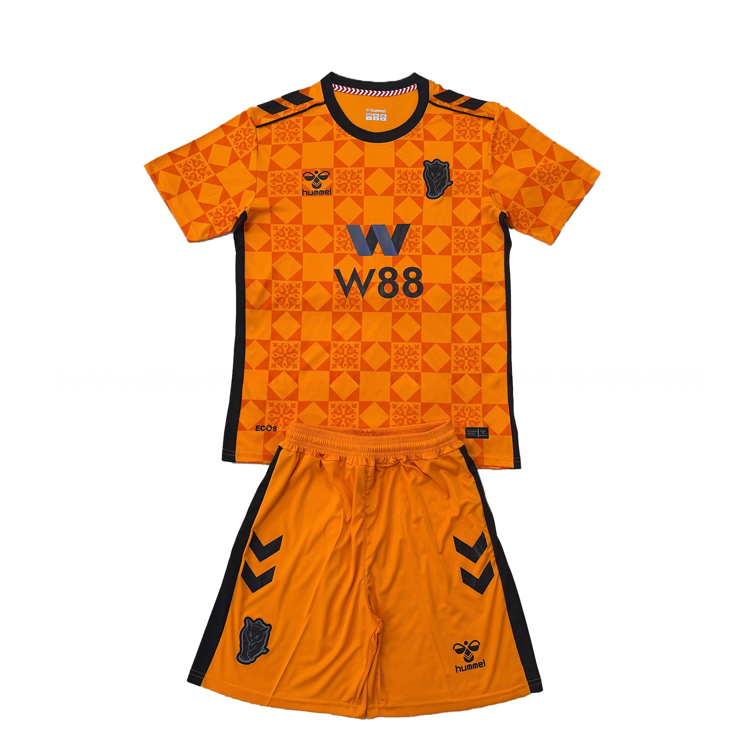 Sunderland 25-26 Orange Goalkeeper Men's Adult Jersey Set - Fans Version - Unitedfutballjersey