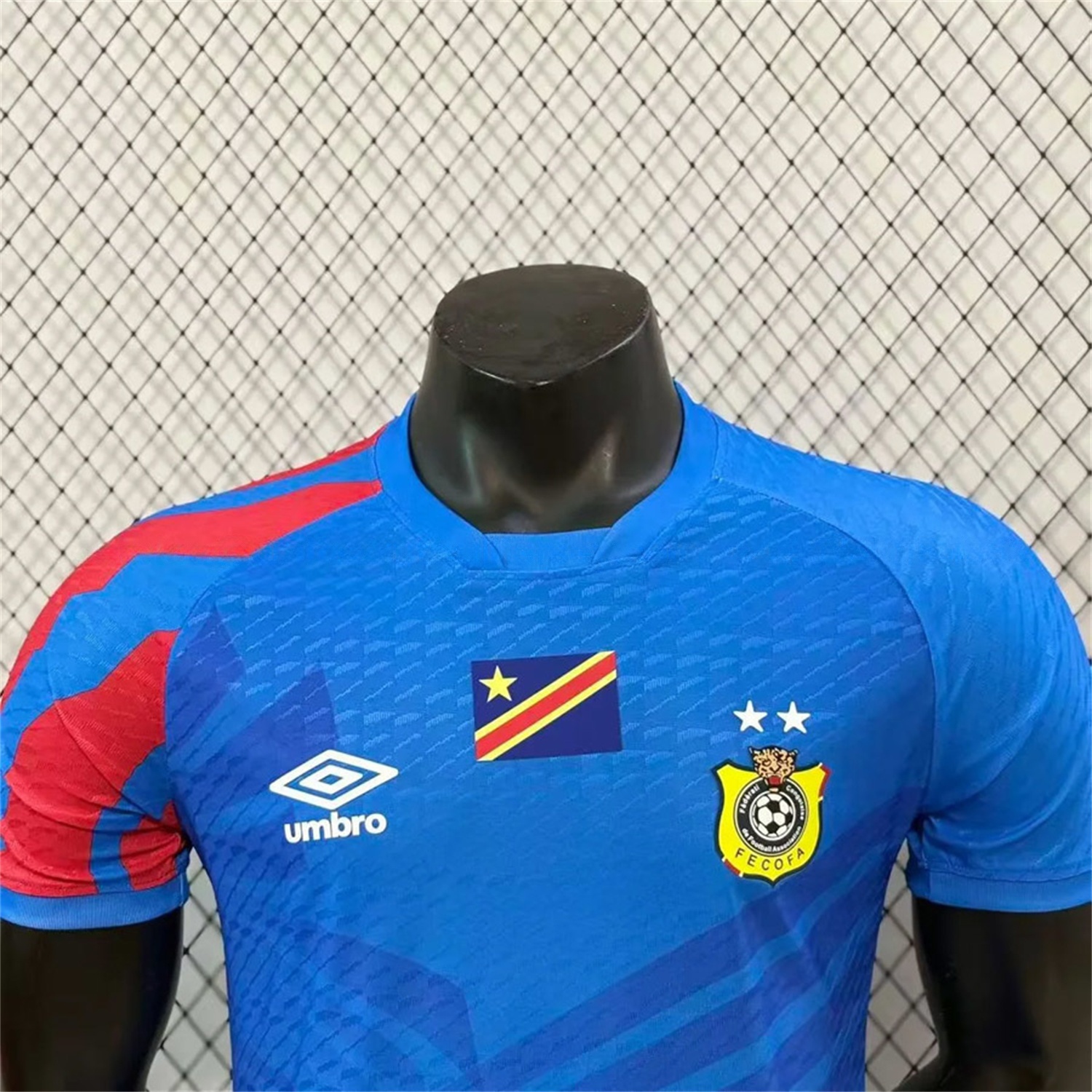 Retro Congo 2023 Home Blue Jersey - Player Version - Unitedfutballjersey