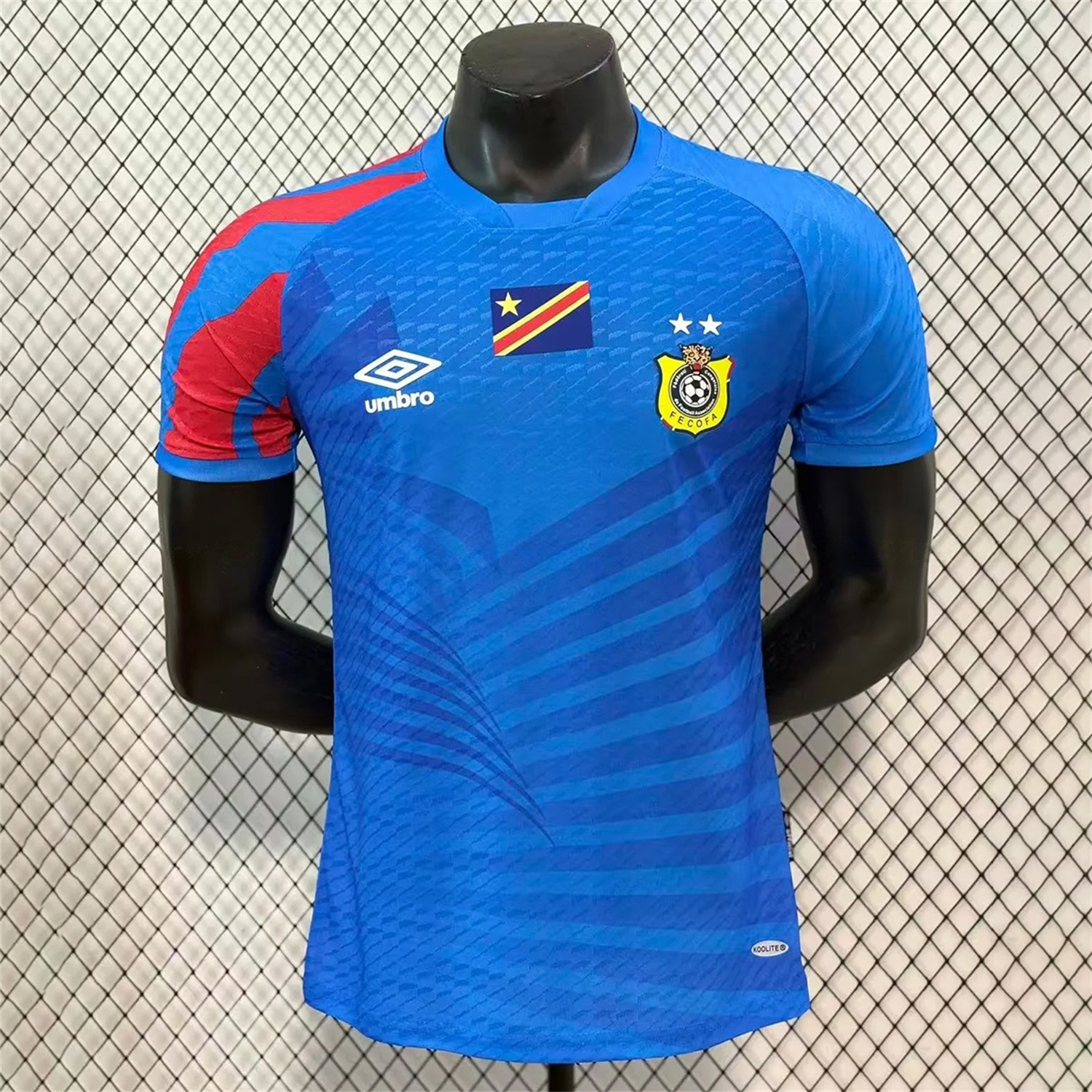 Retro Congo 2023 Home Blue Jersey - Player Version - Unitedfutballjersey