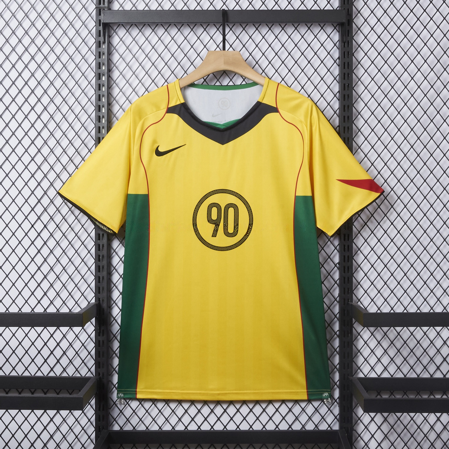 Brazil 25-26 Retro Style Total 90 Yellow Jersey - Fans Version - Unitedfutballjersey