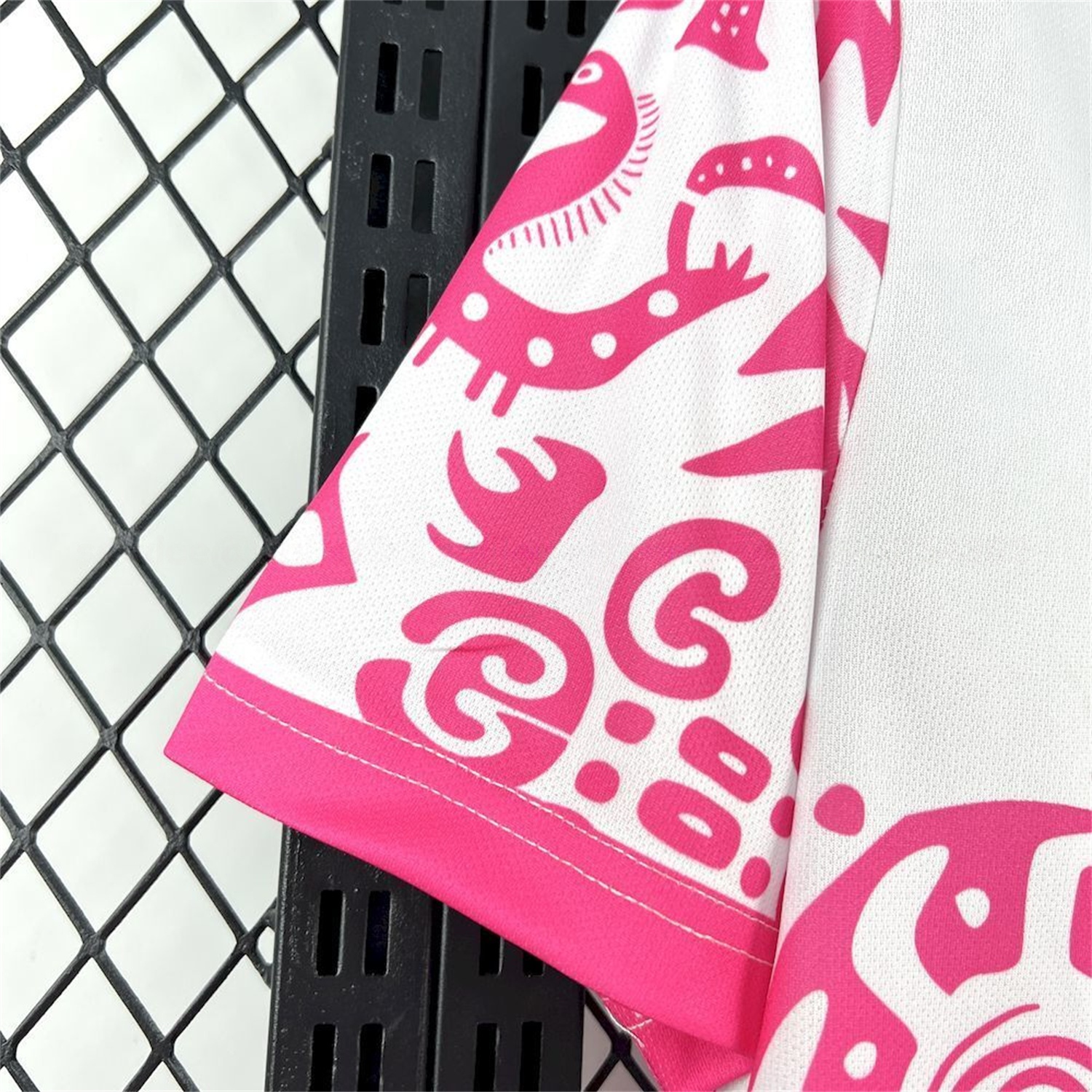 Mexico 25-26 Mayan Cvilization Pink And White Special Jersey - Fans Version - Unitedfutballjersey