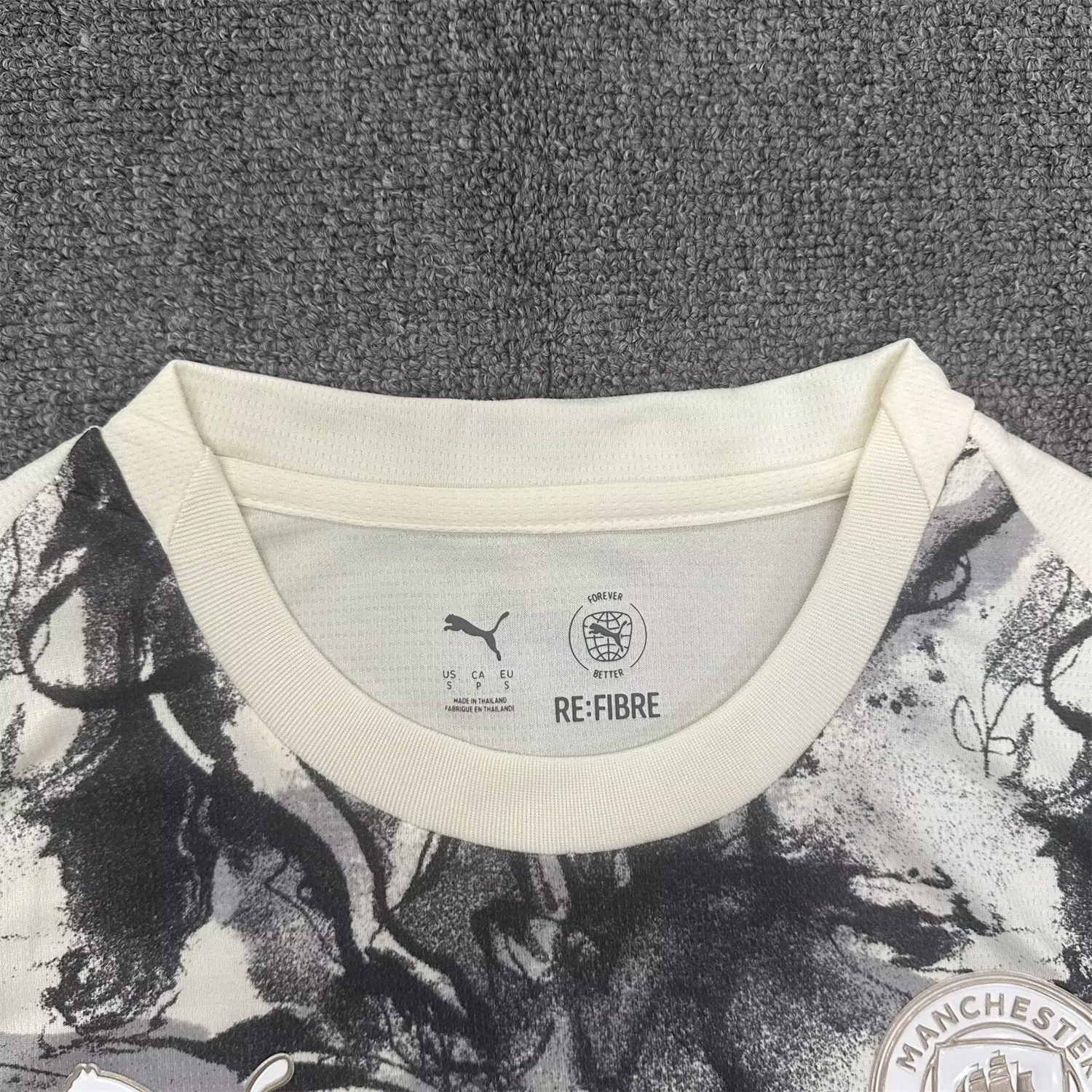 Manchester City 25-26 Year of the Horse Ink Painting Special Jersey - Fans Version - Unitedfutballjersey