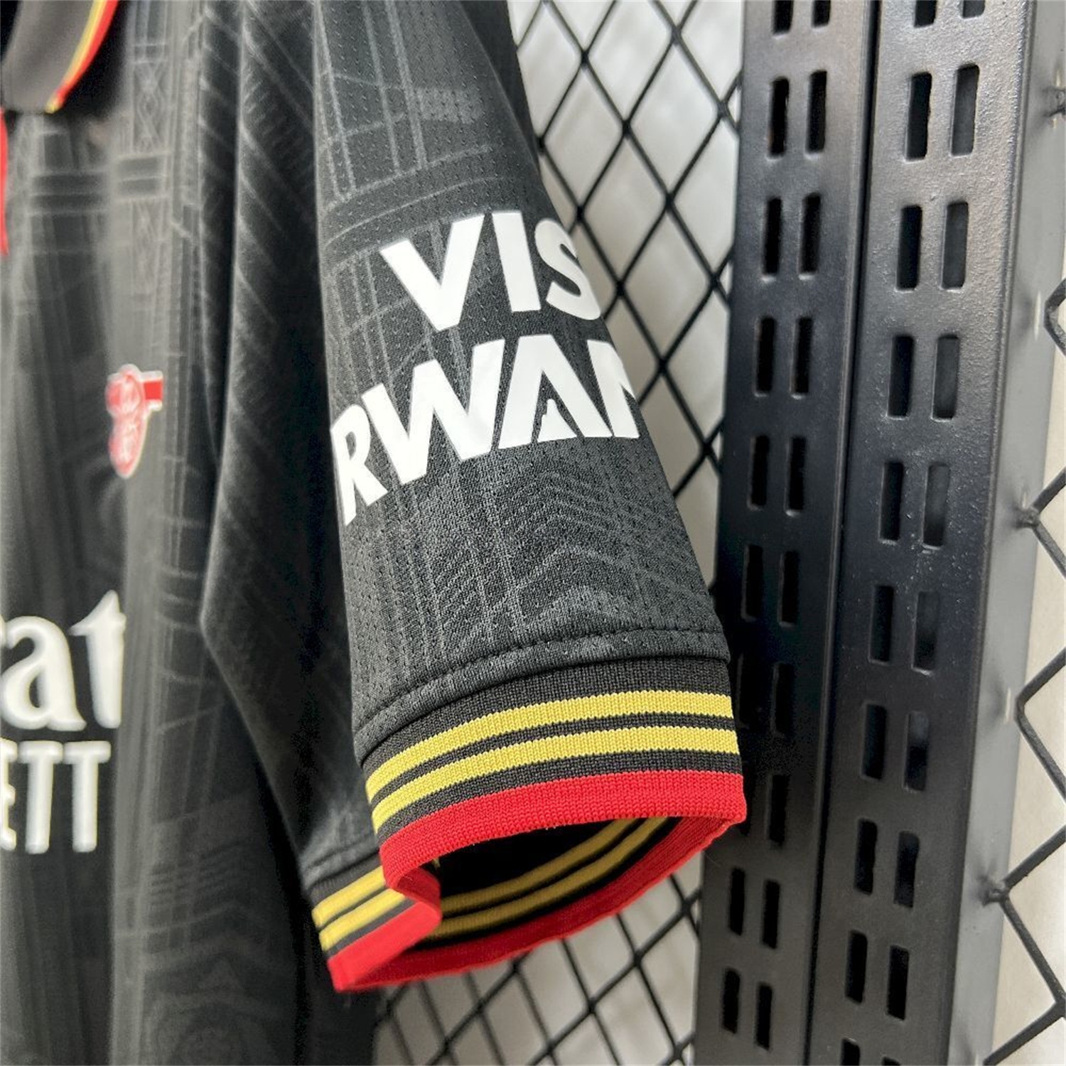 Arsenal 25-26 Black POLO Throwback Trefoil Jersey - Fans Version - Unitedfutballjersey