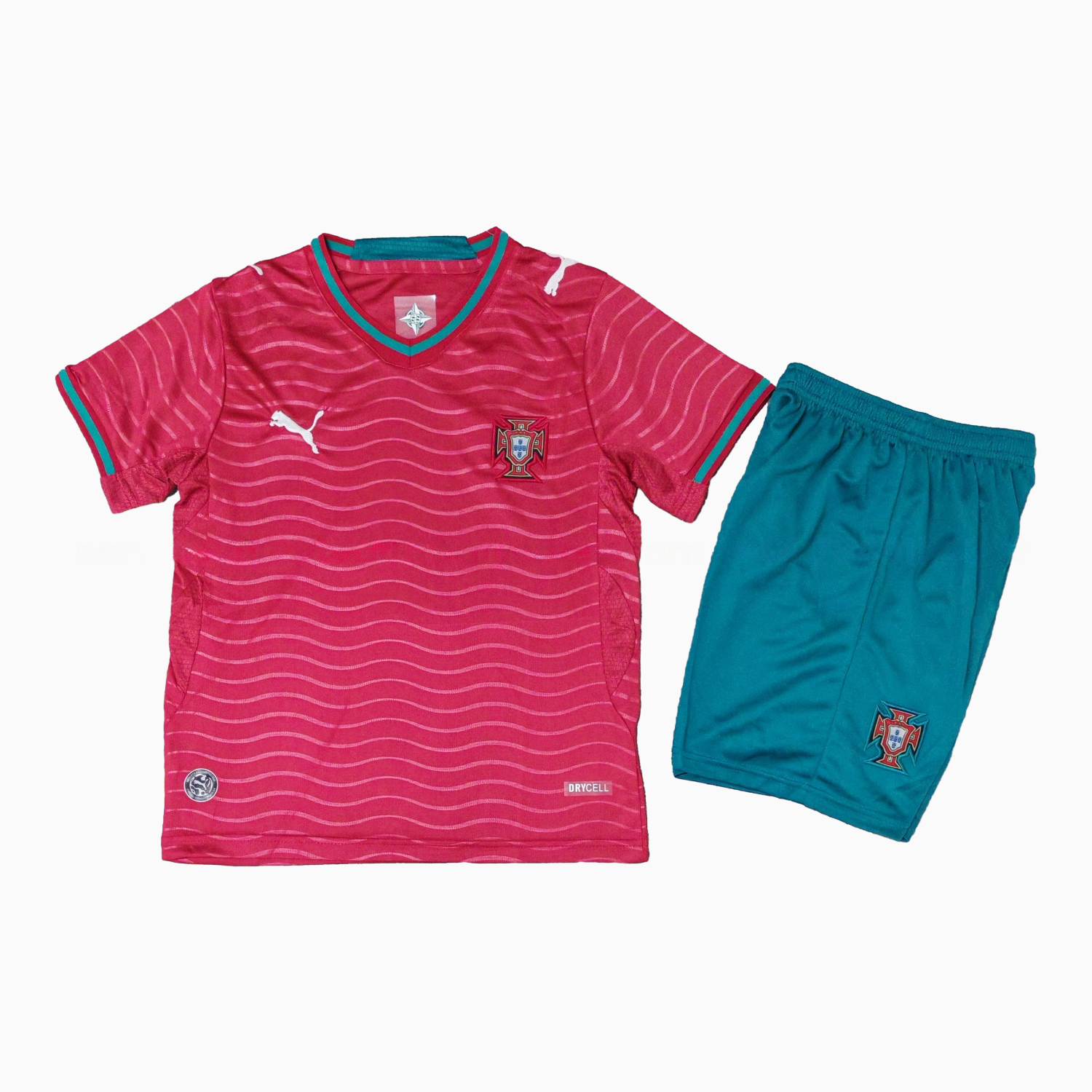 Portugal 2026 Home Kids Kit - Unitedfutballjersey