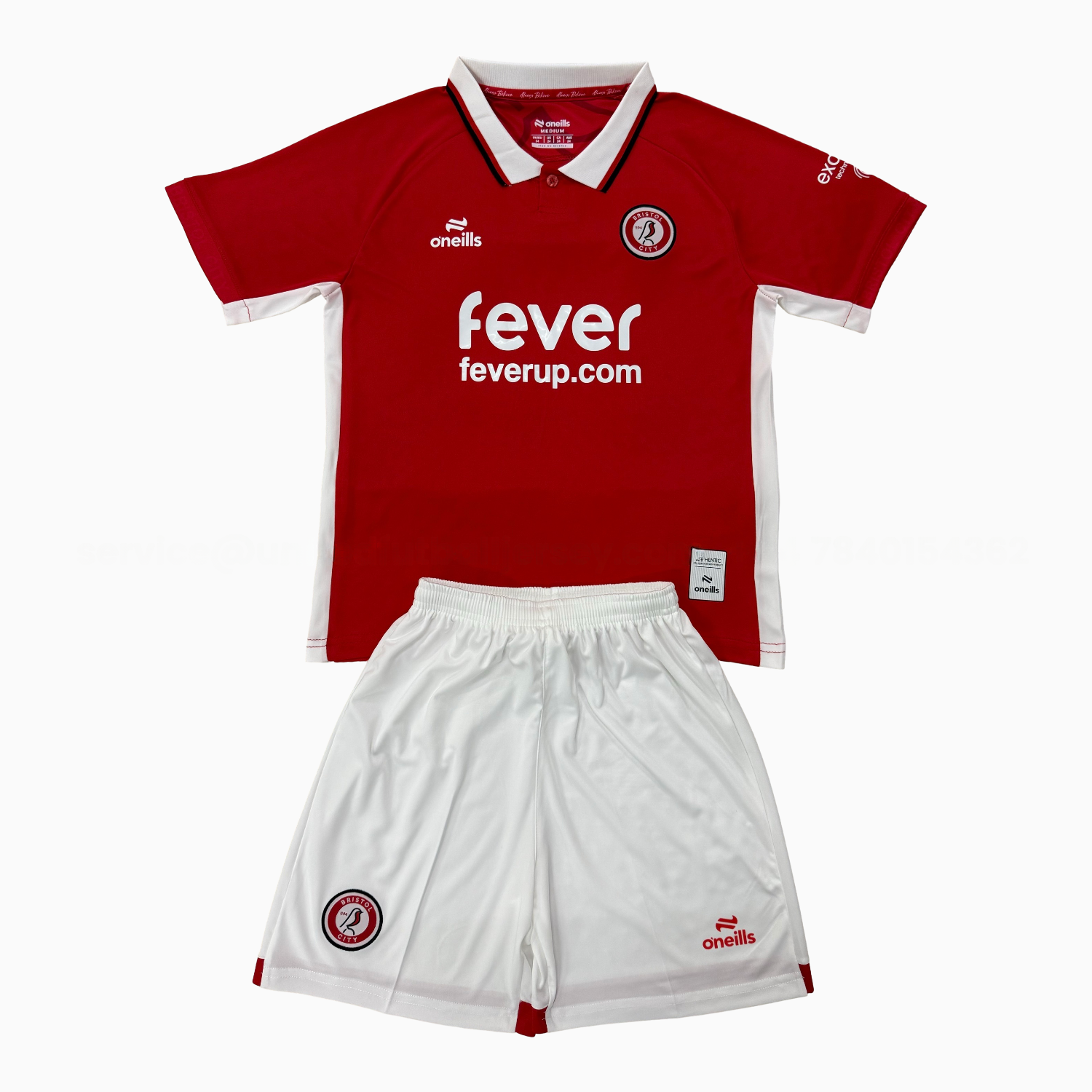 Bristol City 25-26 Home Red Men's Adult Jersey Set - Fans Version - Unitedfutballjersey