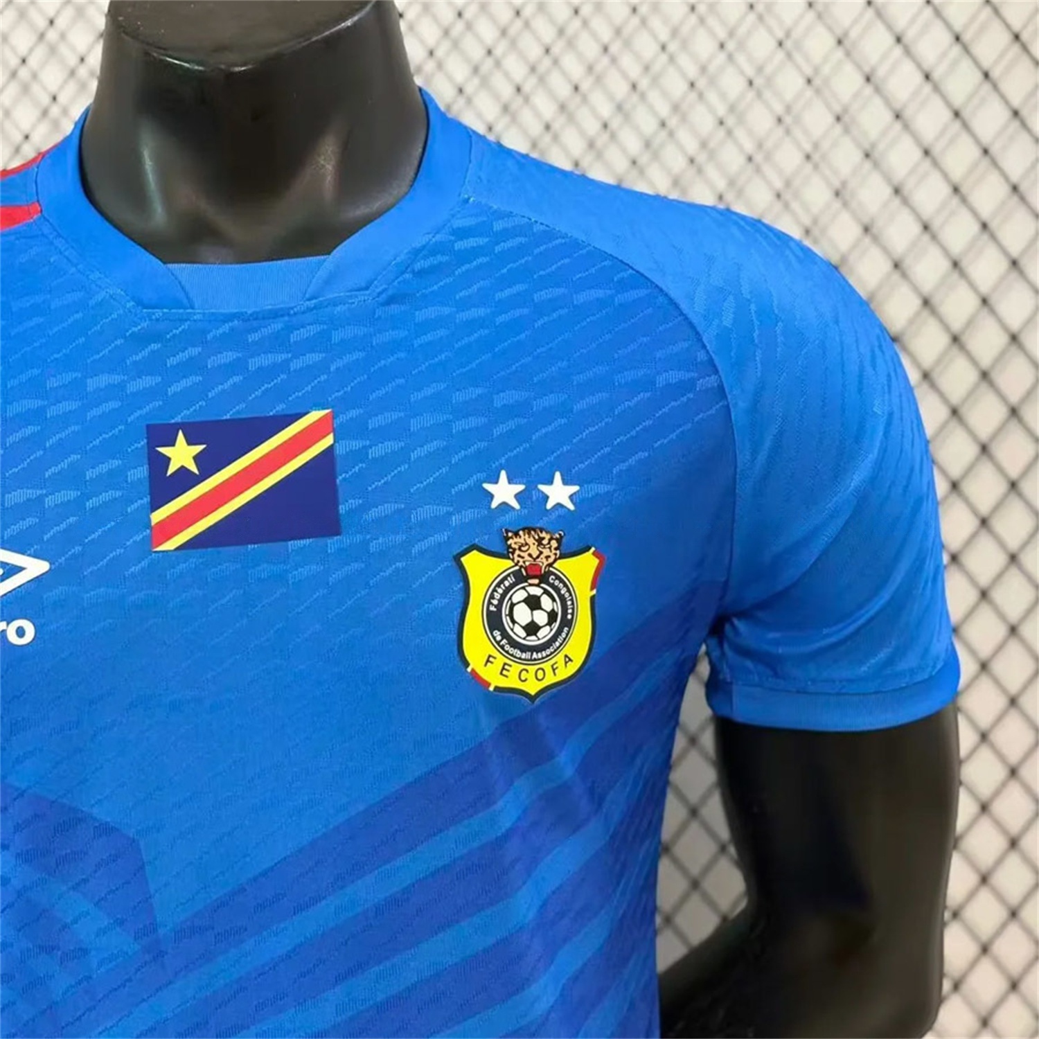 Retro Congo 2023 Home Blue Jersey - Player Version - Unitedfutballjersey