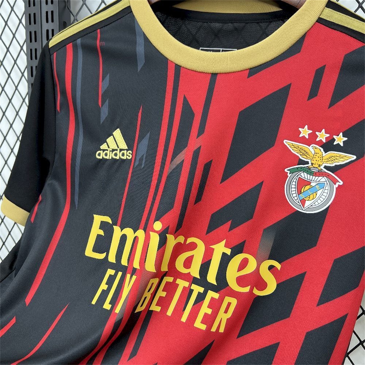 Benfica 25-26 Red And Black Jersey - Fans Version - Unitedfutballjersey