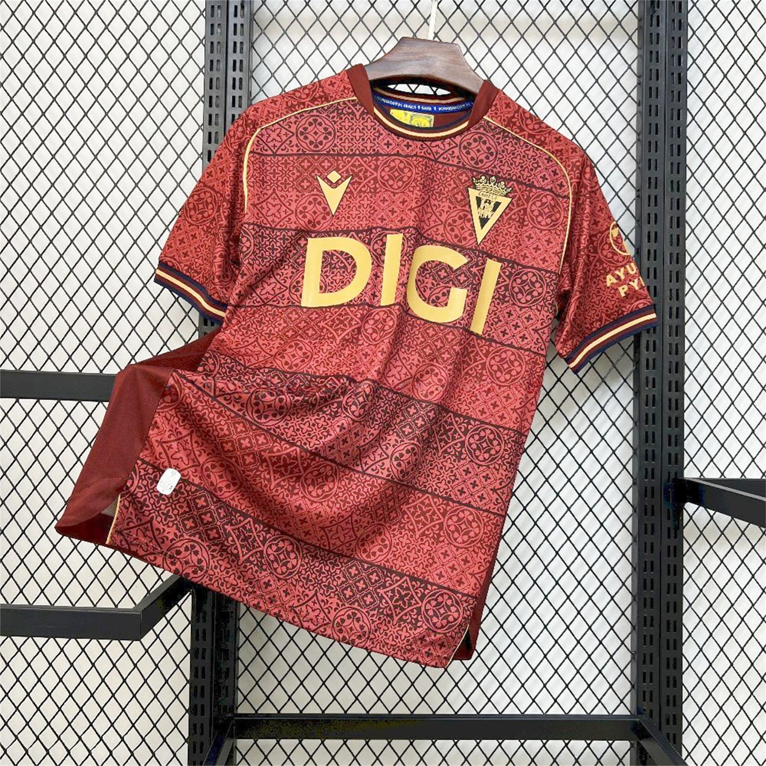 Cádiz Cadiz 25-26 Away Red Jersey - Fans Version - Unitedfutballjersey