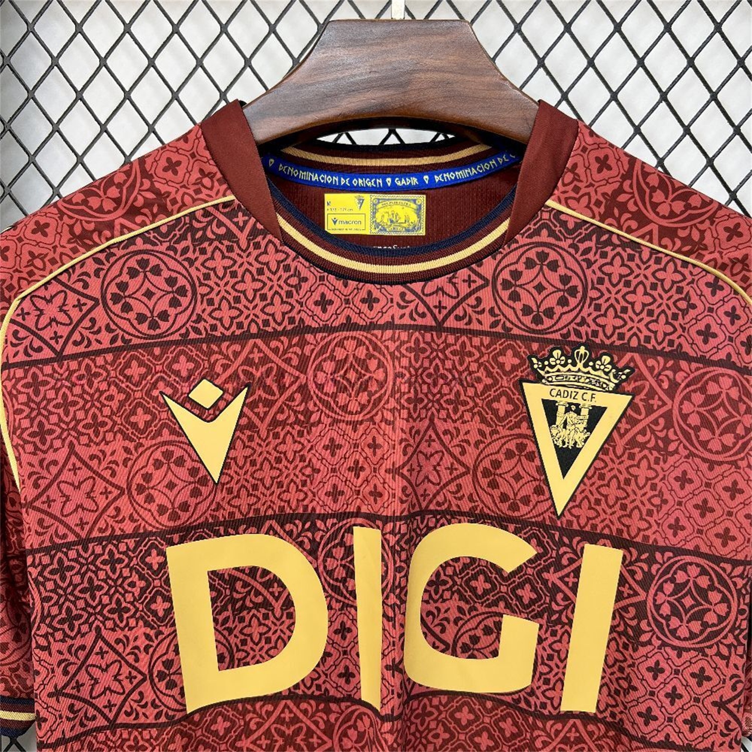 Cádiz Cadiz 25-26 Away Red Jersey - Fans Version - Unitedfutballjersey