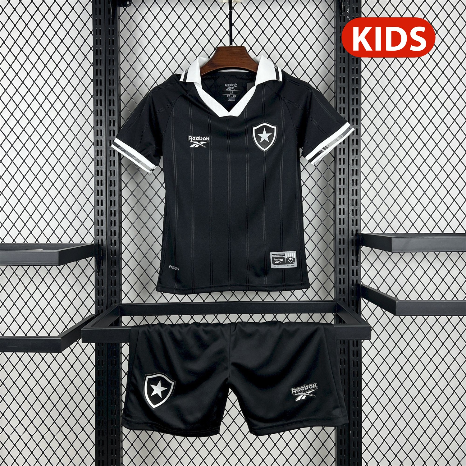 Botafogo 25-26 Away Unsponsored Kids Kit - Unitedfutballjersey