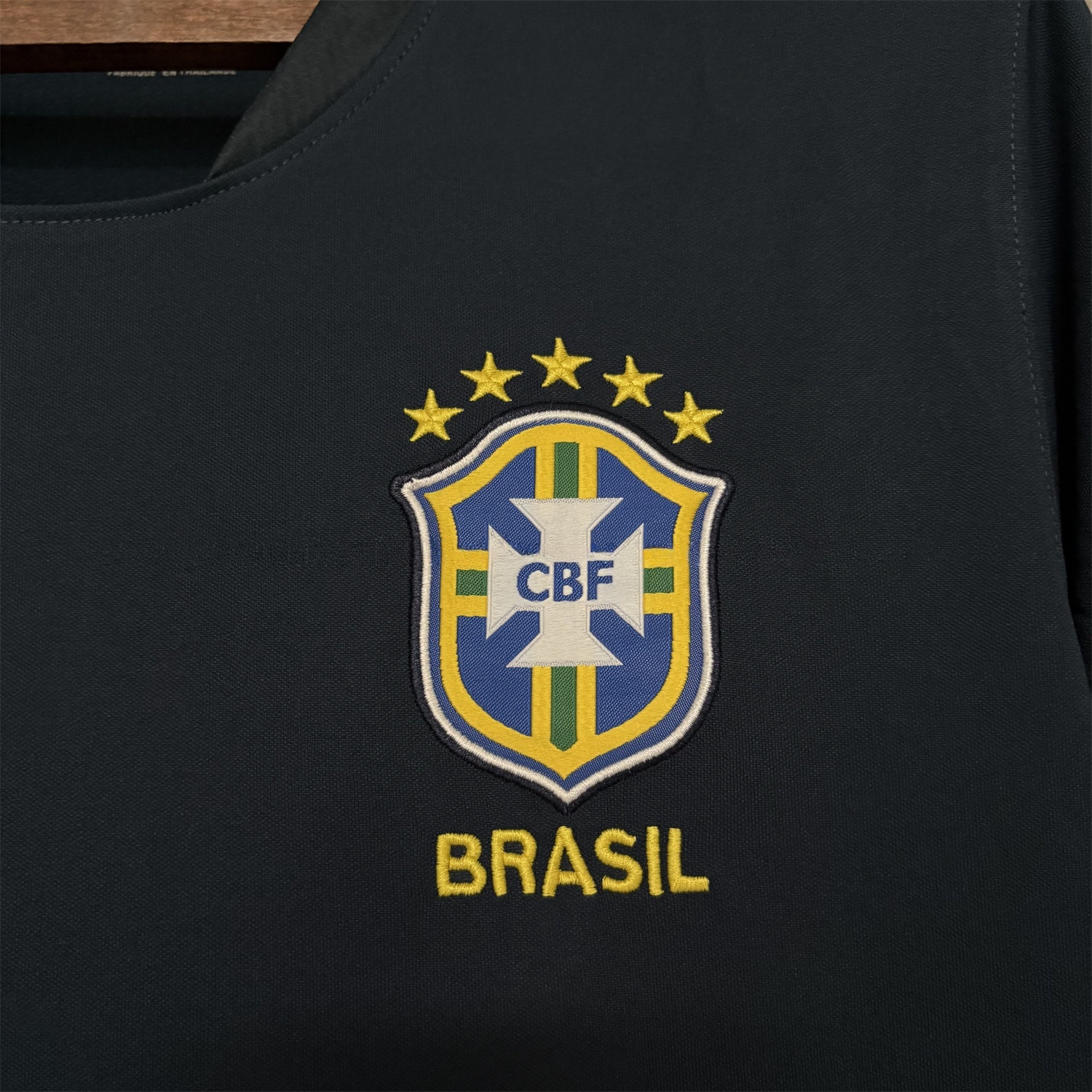 Brazil 2026 Dark Blue Training Jersey - Fans Version - Unitedfutballjersey