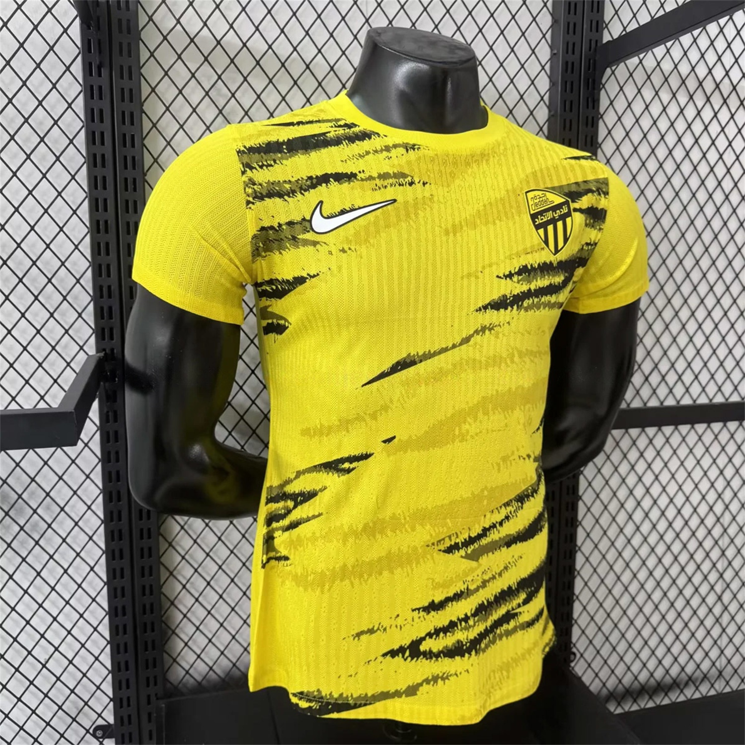 Al Ittihad Jeddah United 25-26 Pre-Match Yellow Jersey - Player Version - Unitedfutballjersey