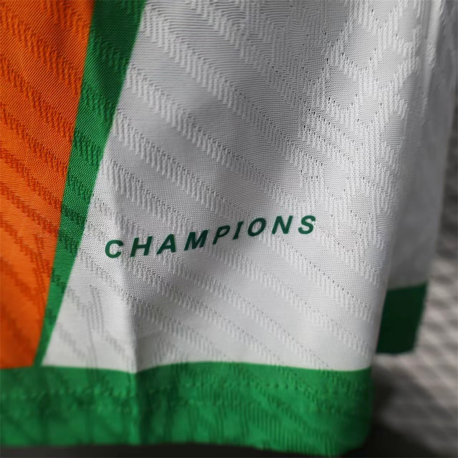 Ivory Coast 25-26 Elephant And Kid Orange Jersey - Player Version - Unitedfutballjersey