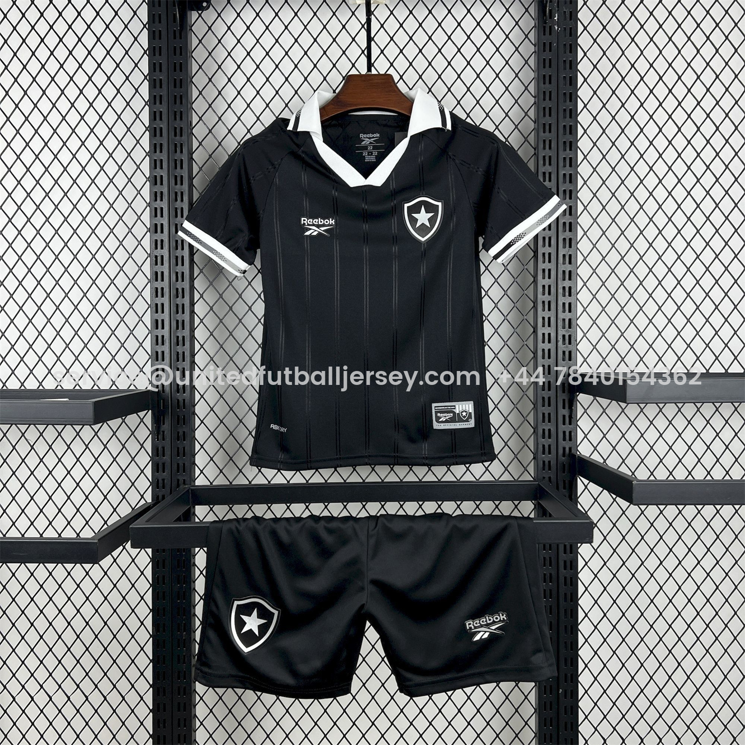 Botafogo 25-26 Away Unsponsored Kids Kit - Unitedfutballjersey