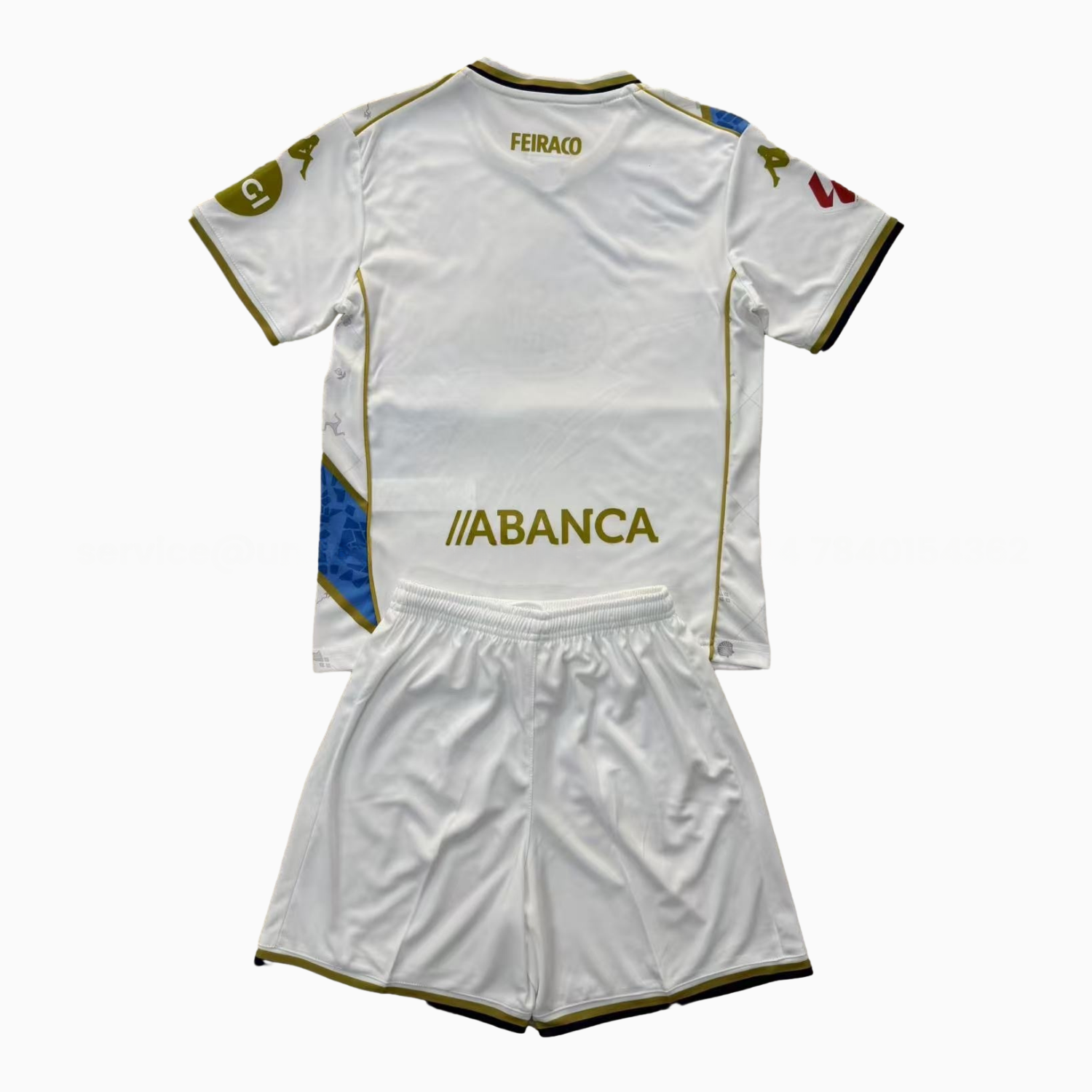 Deportivo de La Coruña 25-26 Third White Men's Adult Jersey Set - Fans Version - Unitedfutballjersey