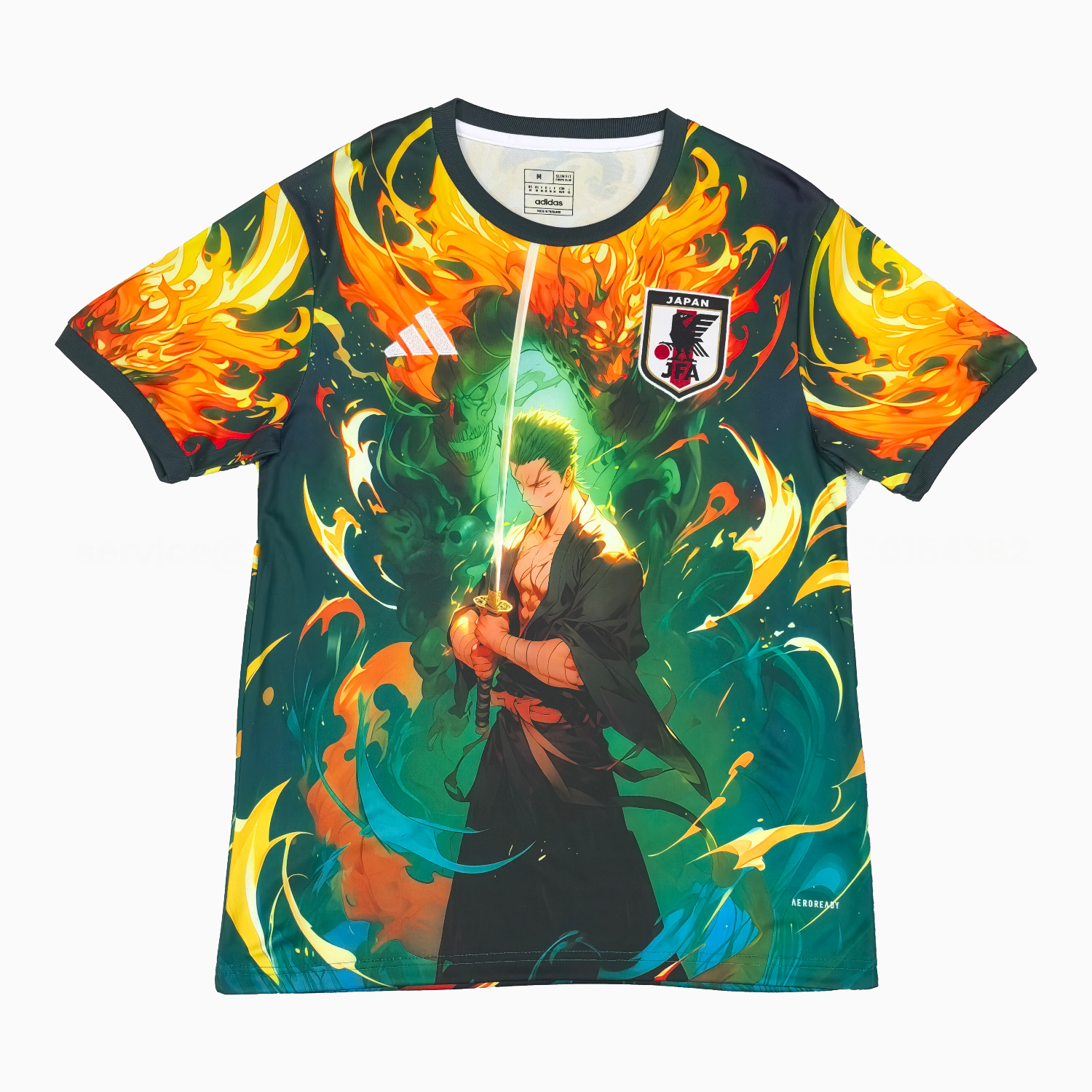 Japan 25-26 Sauron Green Fire Special Jersey - Fans Version - Unitedfutballjersey